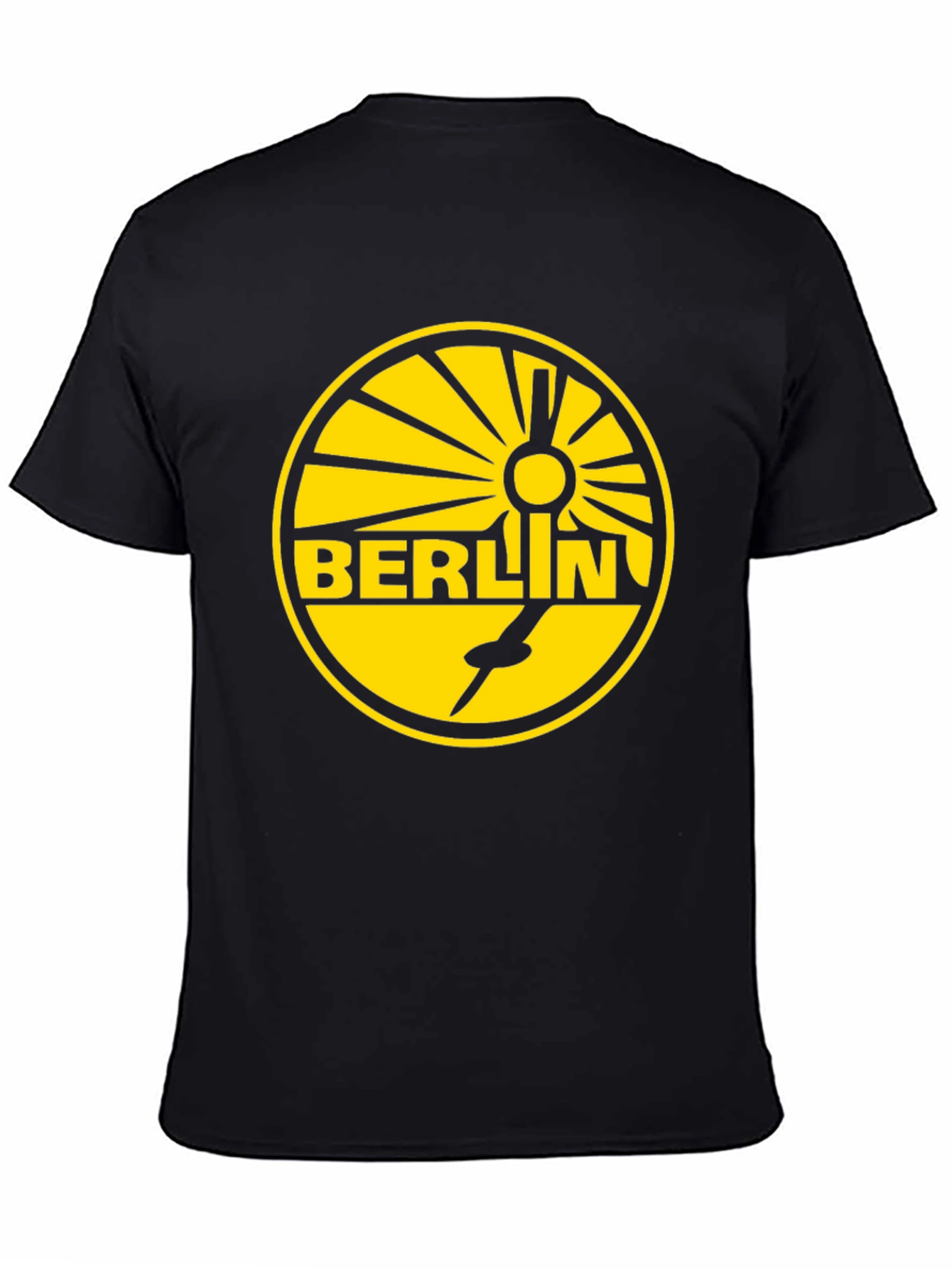 Berlin Circle Graphic T-Shirt - Black