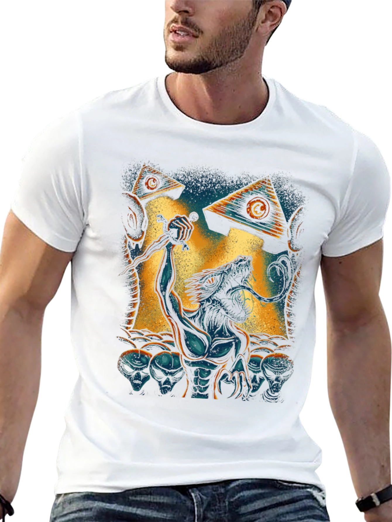 Illuminati Dragon Graphic Tee