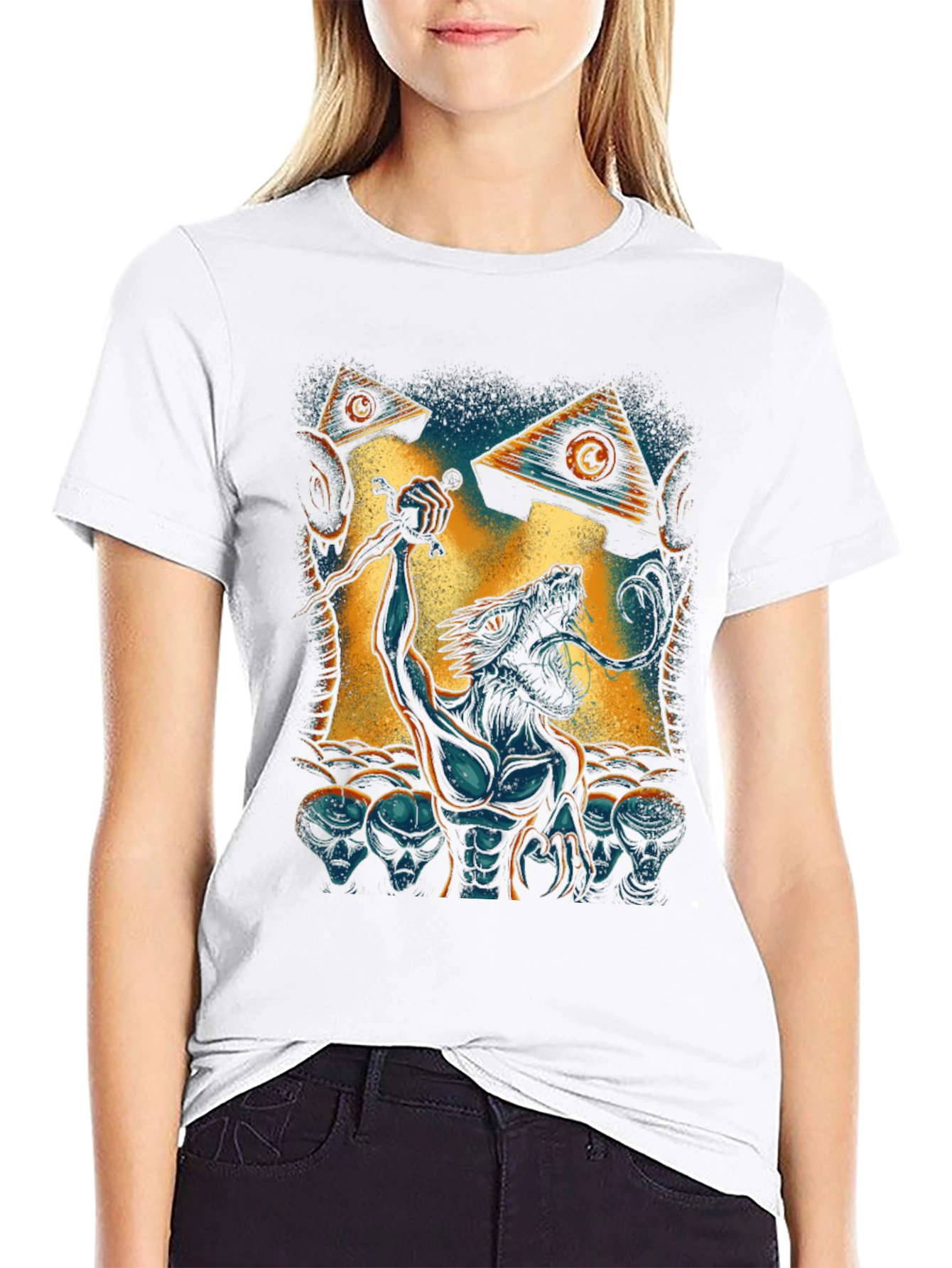 Illuminati Dragon Graphic Tee