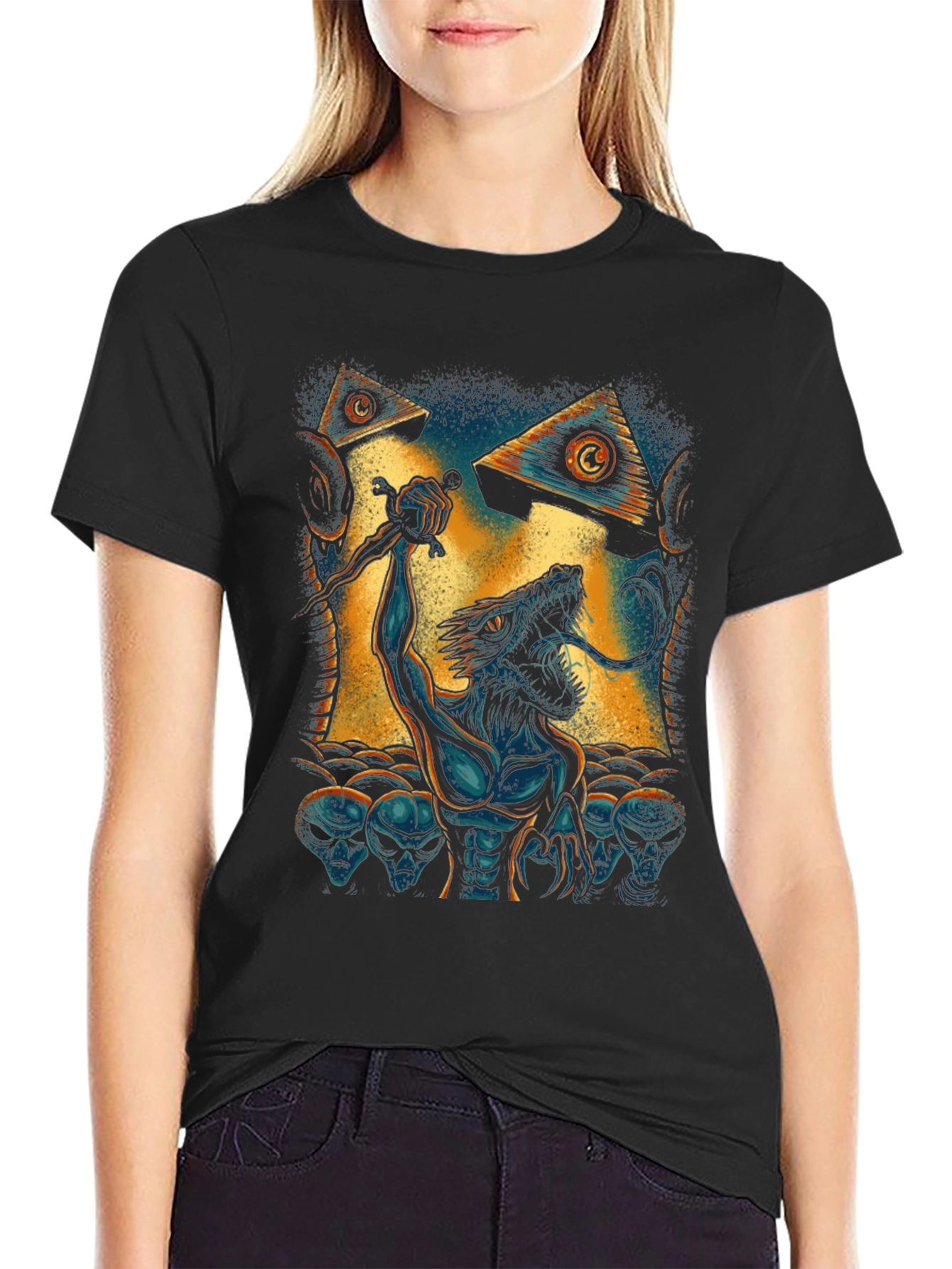 Illuminati Dragon Graphic Tee