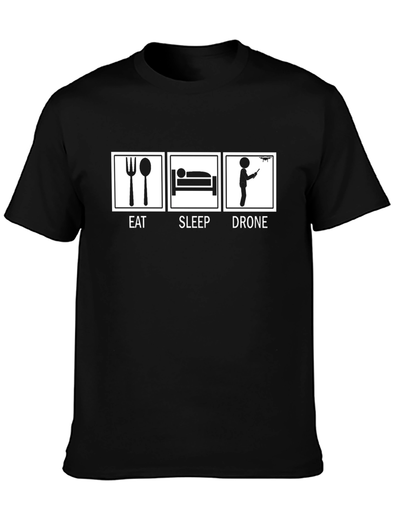 Eat Sleep Drone T-Shirt - Funny Hobby Tee
