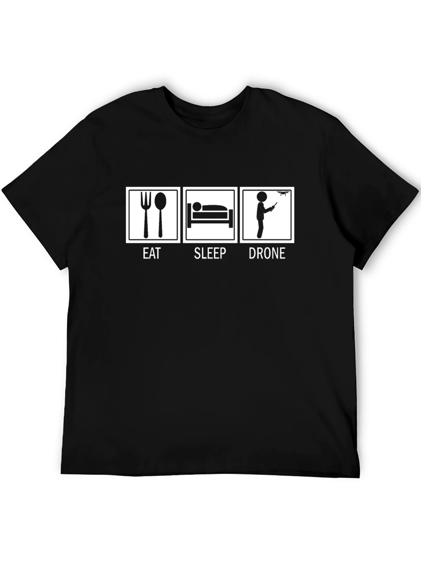 Eat Sleep Drone T-Shirt - Funny Hobby Tee