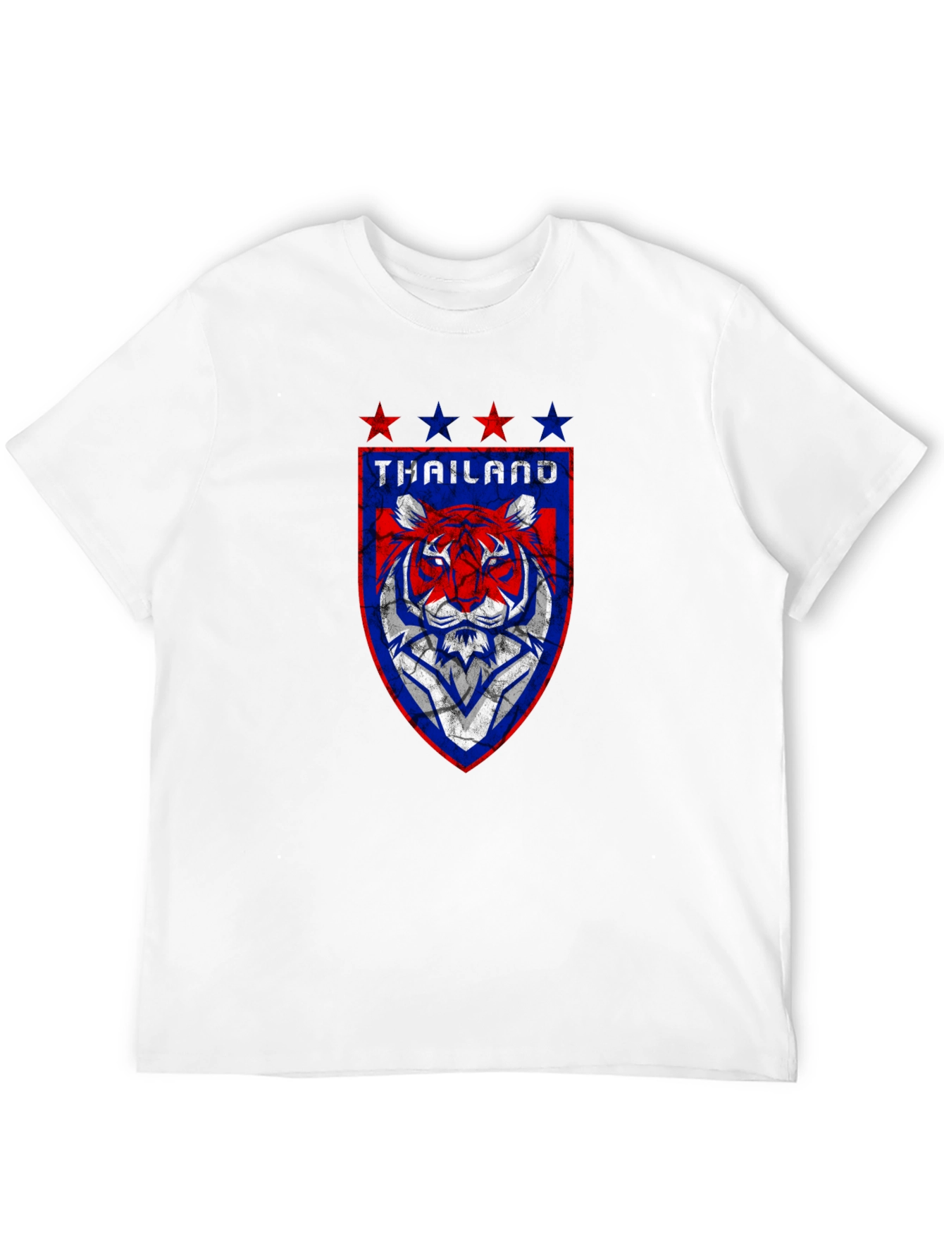 Thailand Soccer Tiger Black T-Shirt