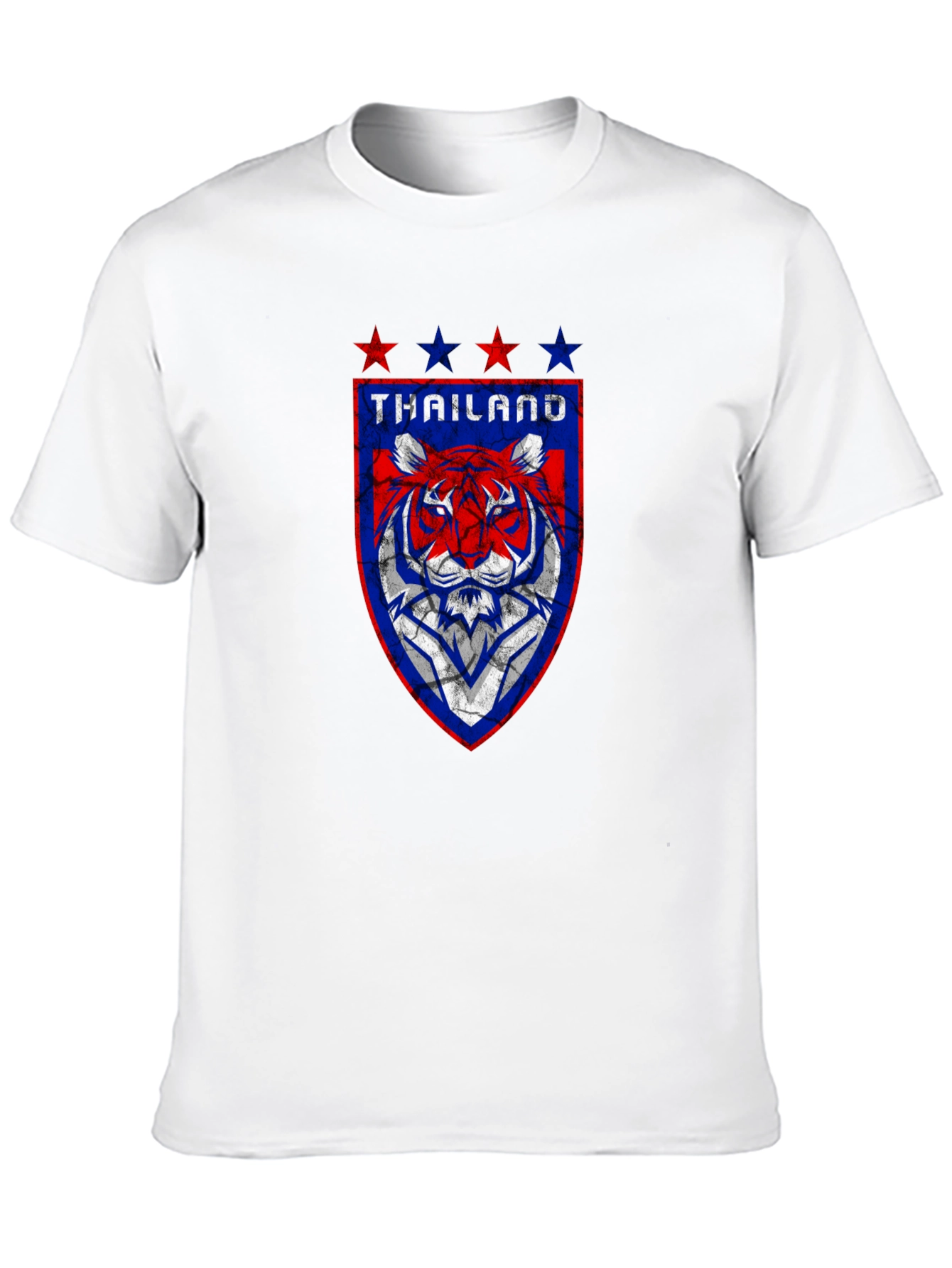 Thailand Soccer Tiger Black T-Shirt