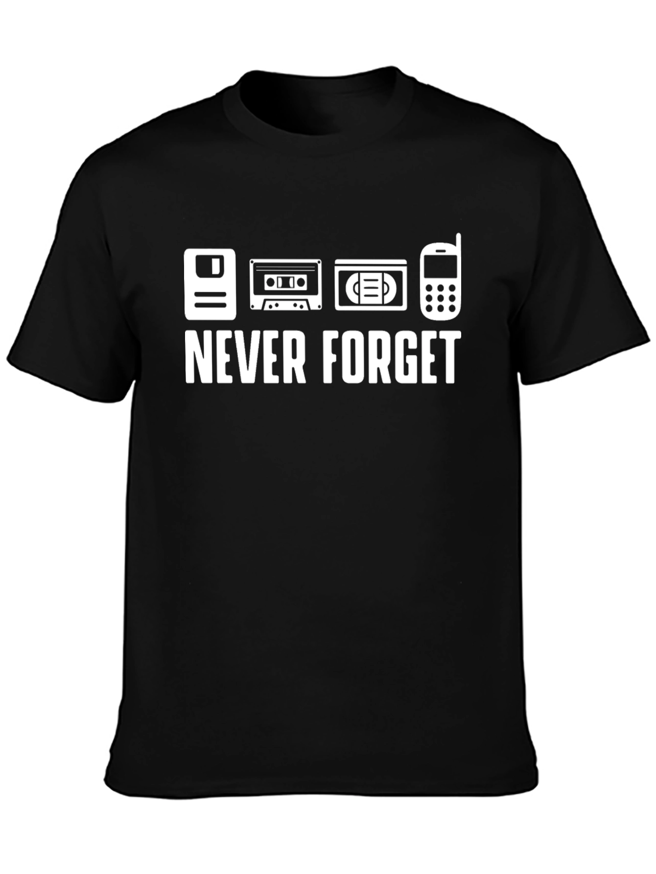 Never Forget Black Graphic Tee