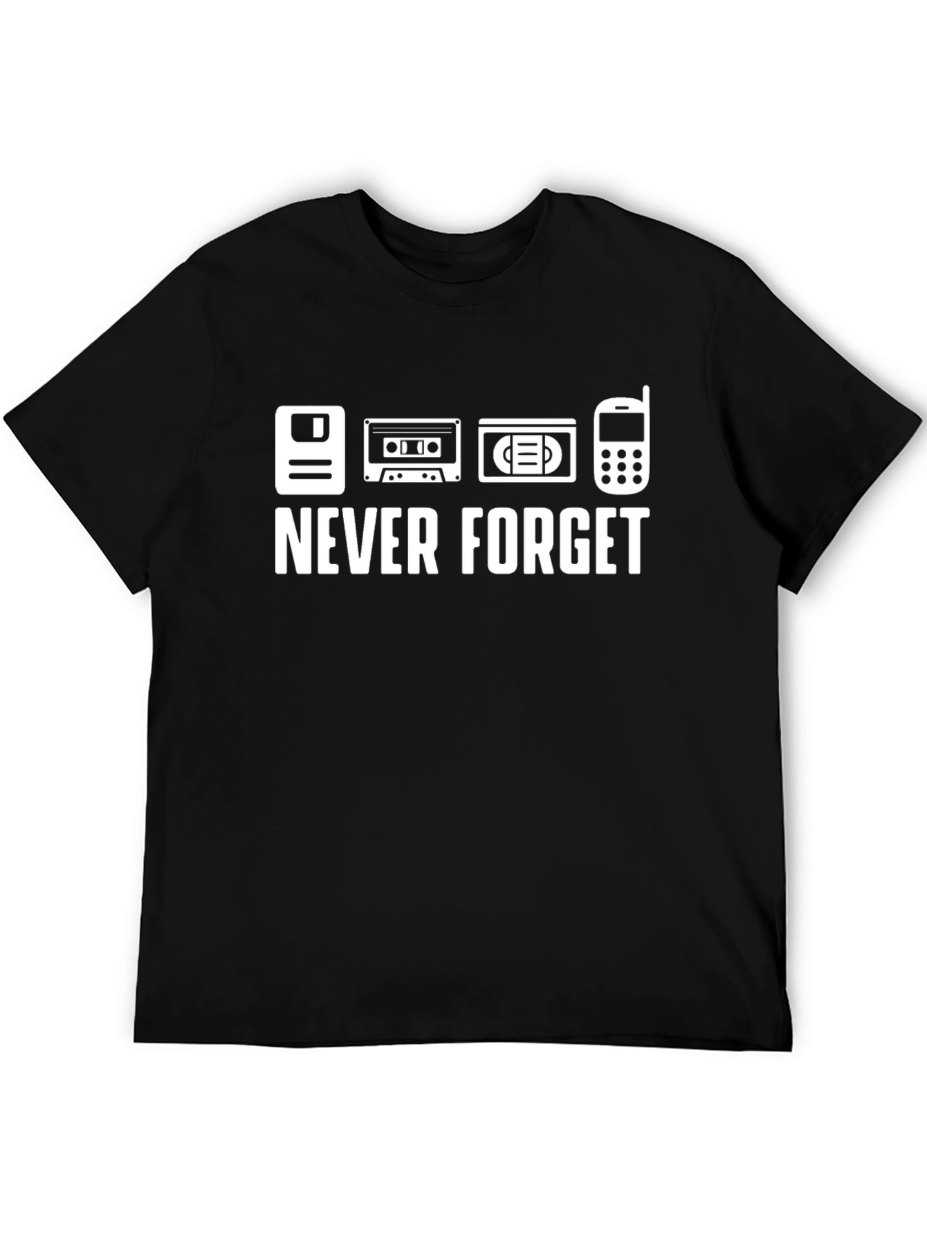 Never Forget Black Graphic Tee