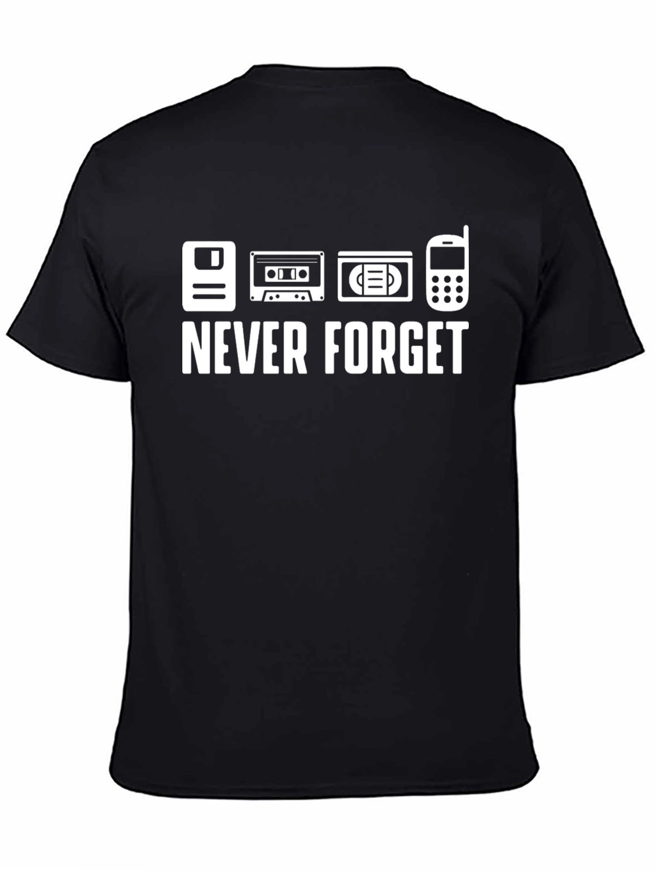 Never Forget Black Graphic Tee