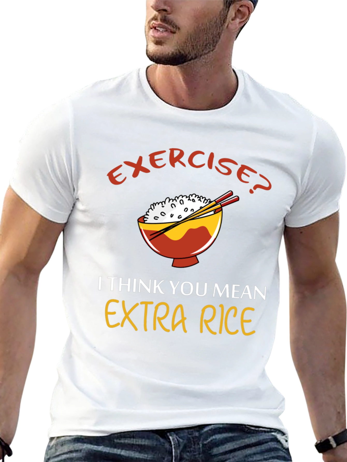 Exercise? Extra Rice T-Shirt
