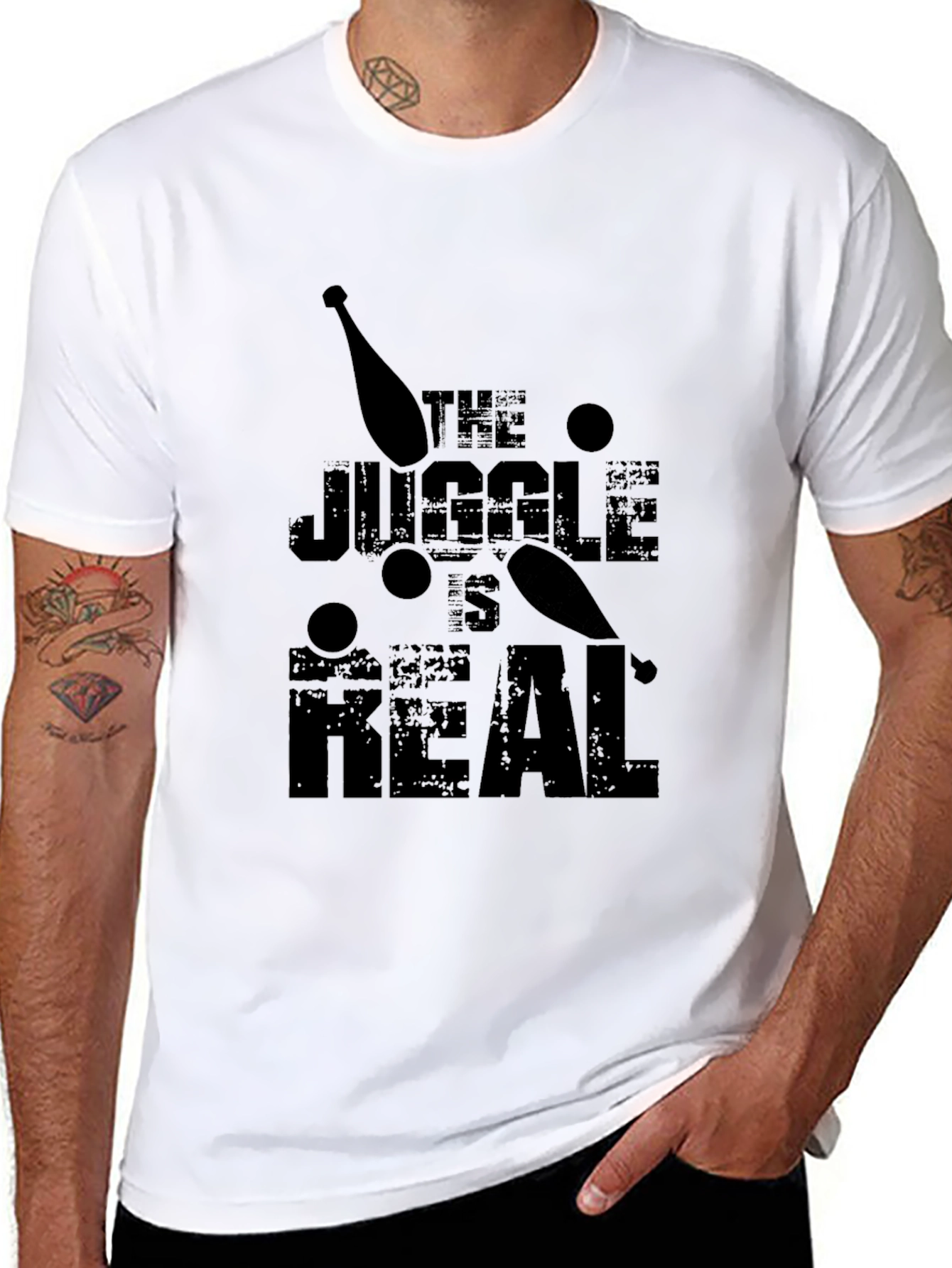 The Juggle is Real Funny Juggling T-Shirt