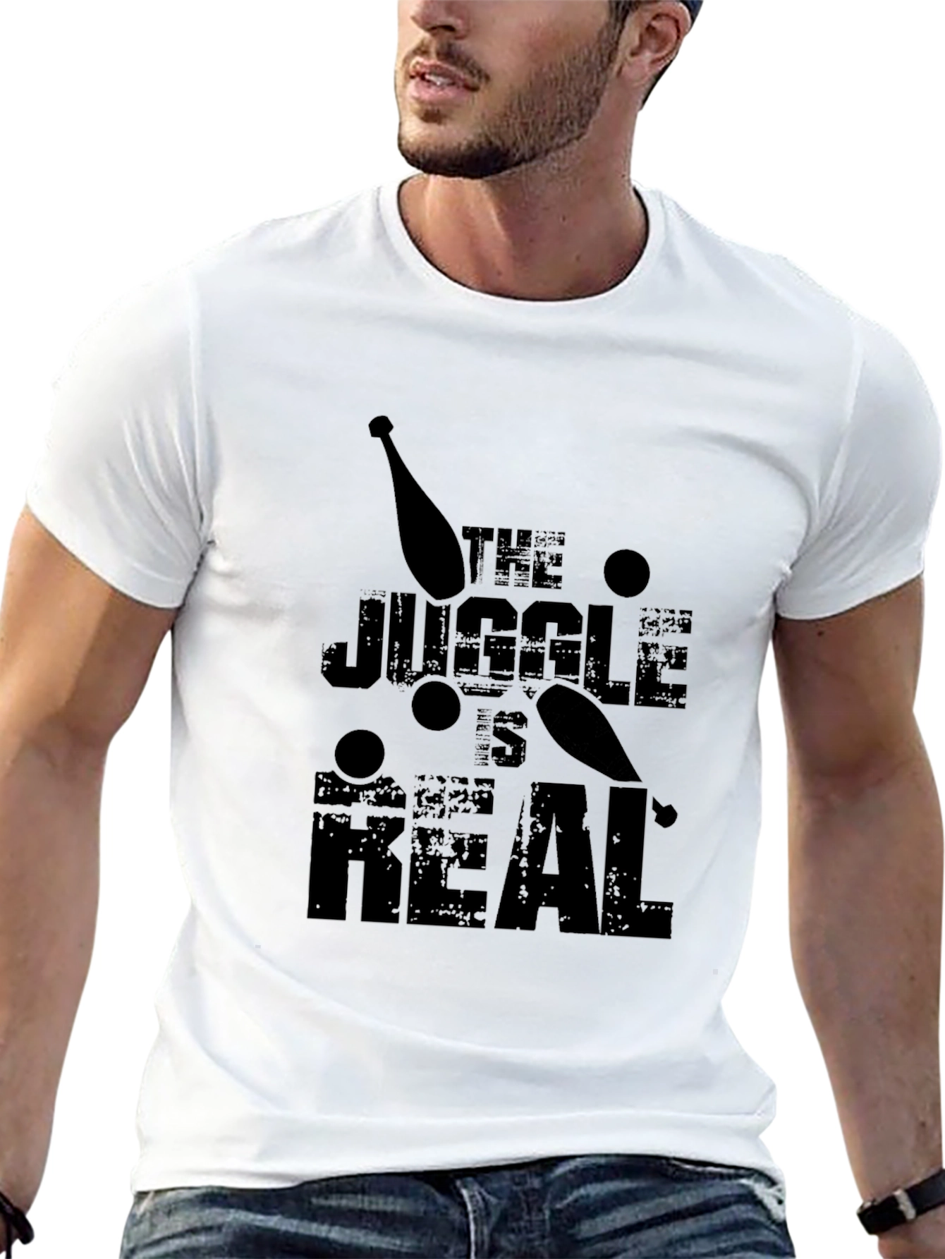 The Juggle is Real Funny Juggling T-Shirt