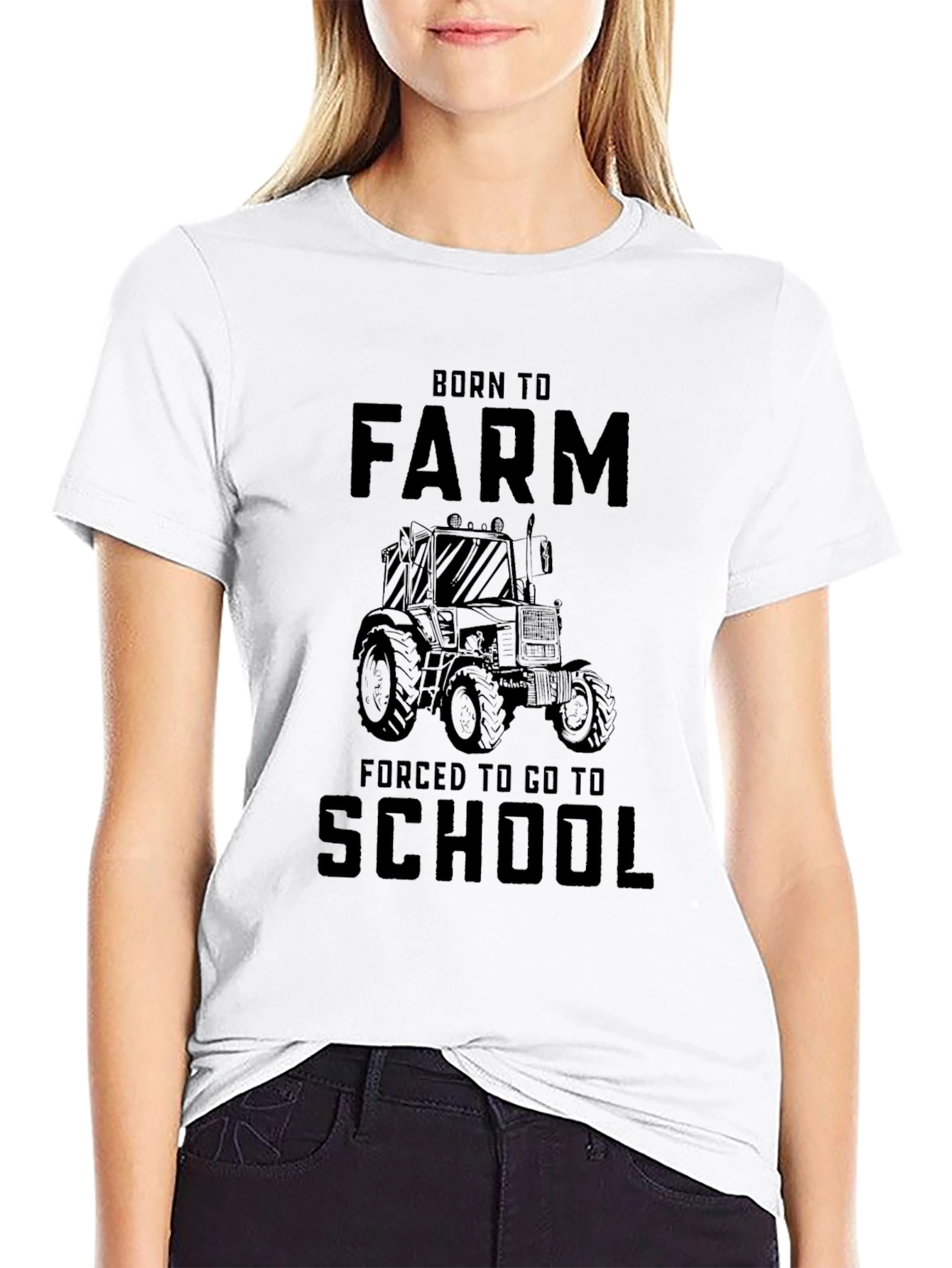 Born to Farm Graphic Tee - Black