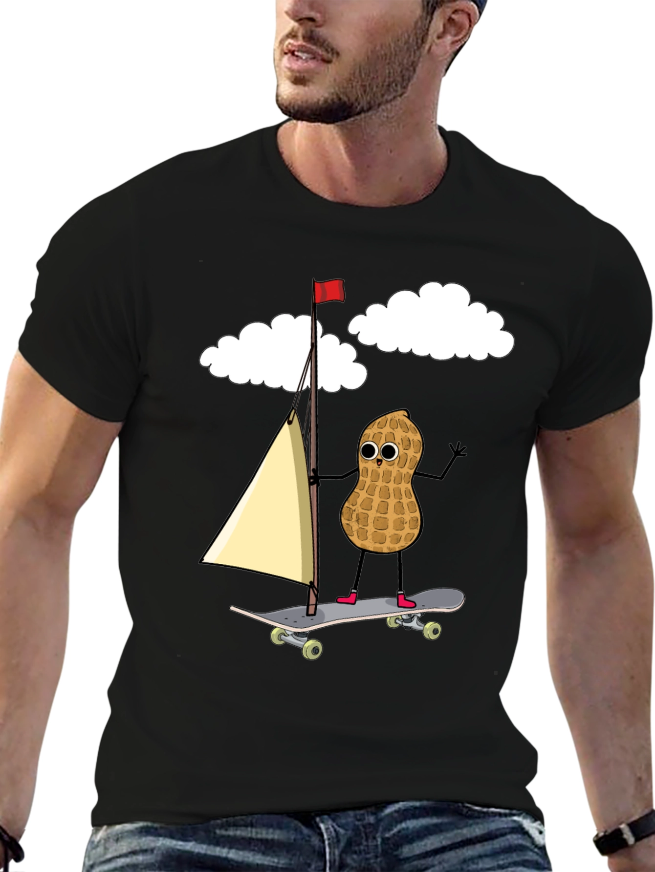 Peanut Skateboarder Graphic Tee