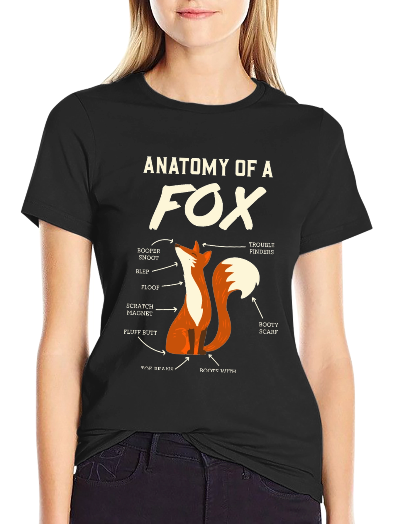 Anatomy of a Fox T-Shirt