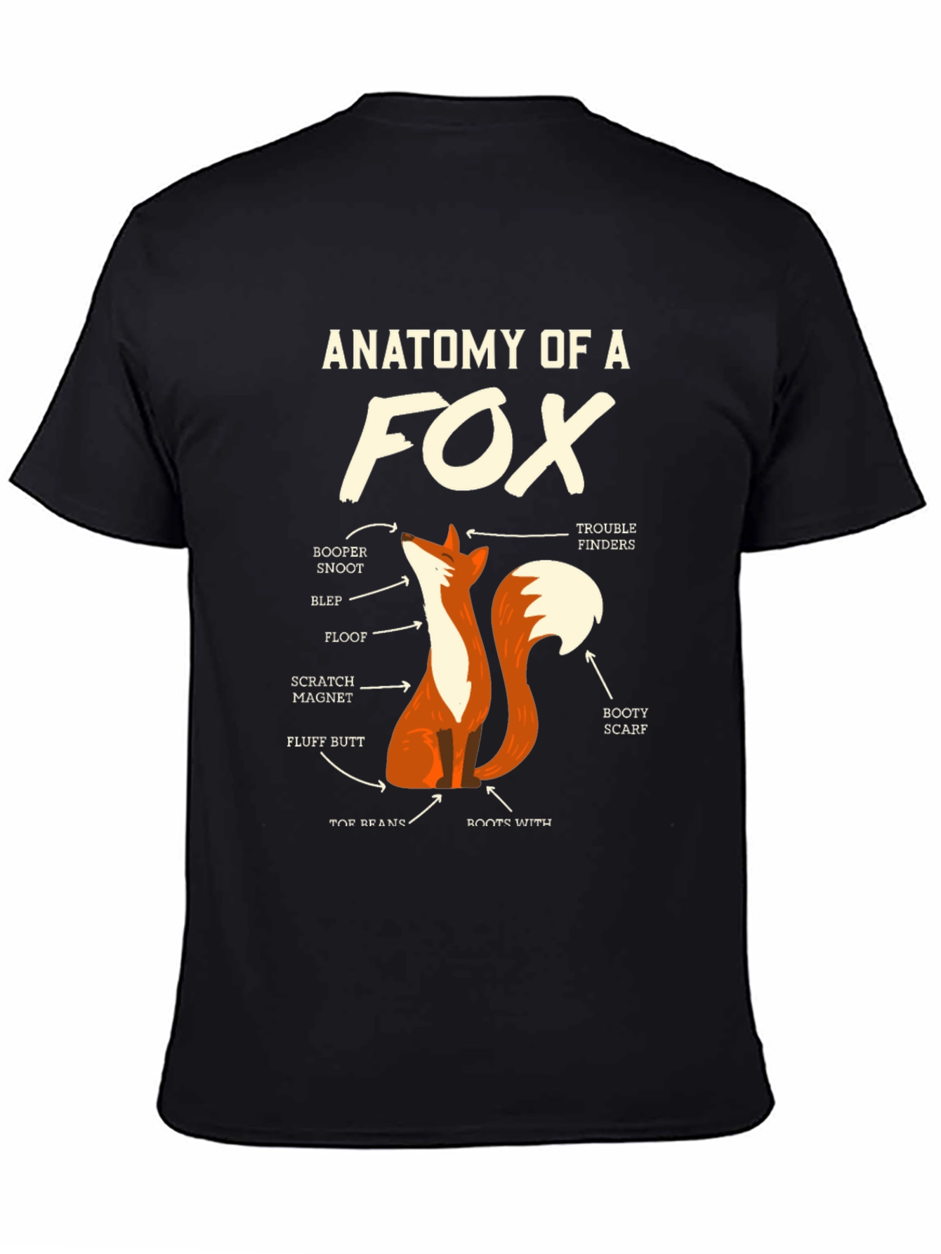 Anatomy of a Fox T-Shirt