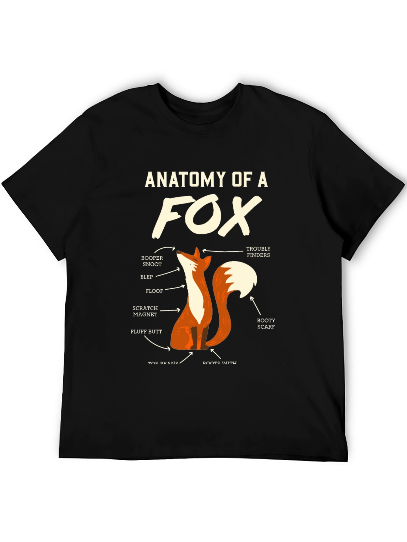 Anatomy of a Fox T-Shirt