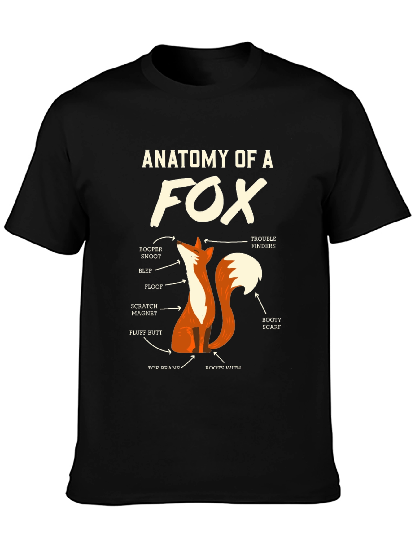 Anatomy of a Fox T-Shirt