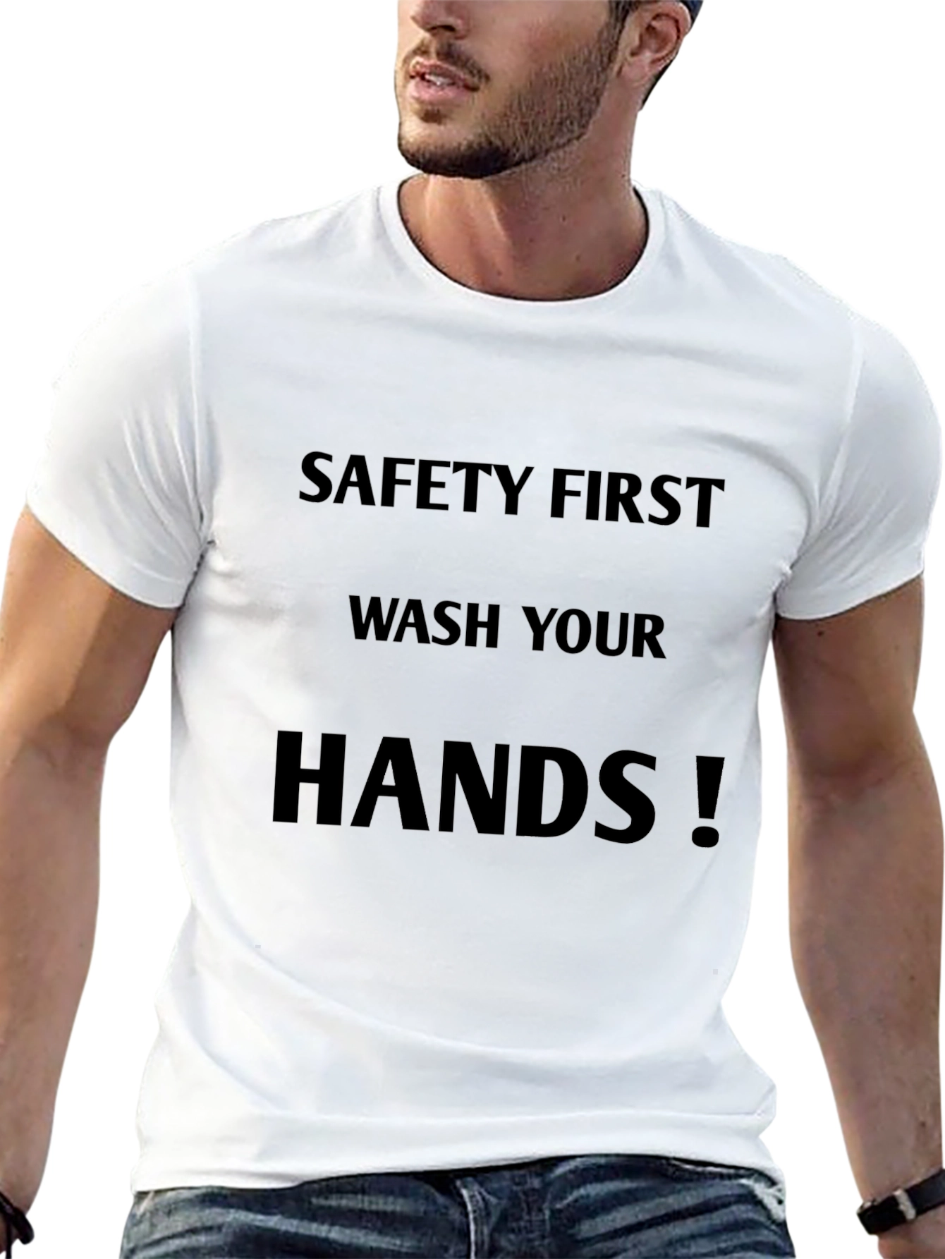 Safety First Wash Your Hands Graphic Tee