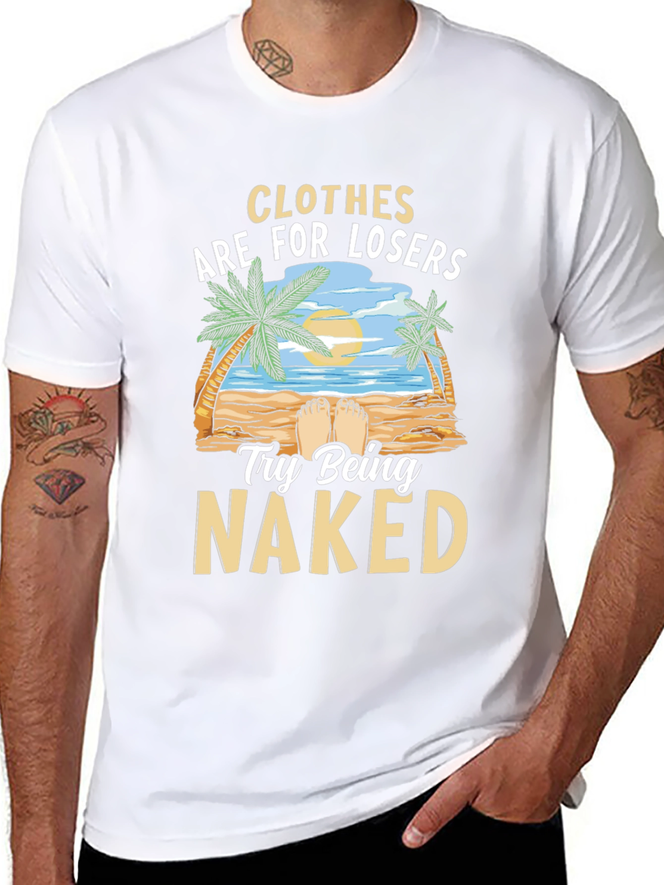 Clothes are for Losers T-Shirt
