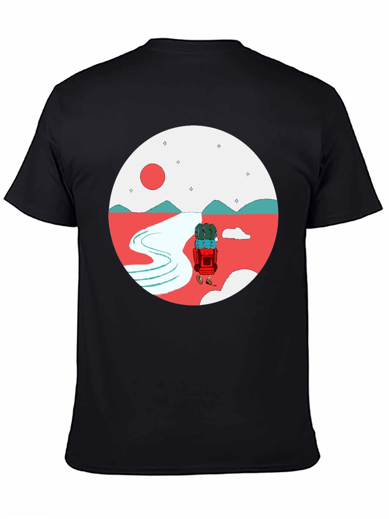 Adventure Graphic Tee - Round Design