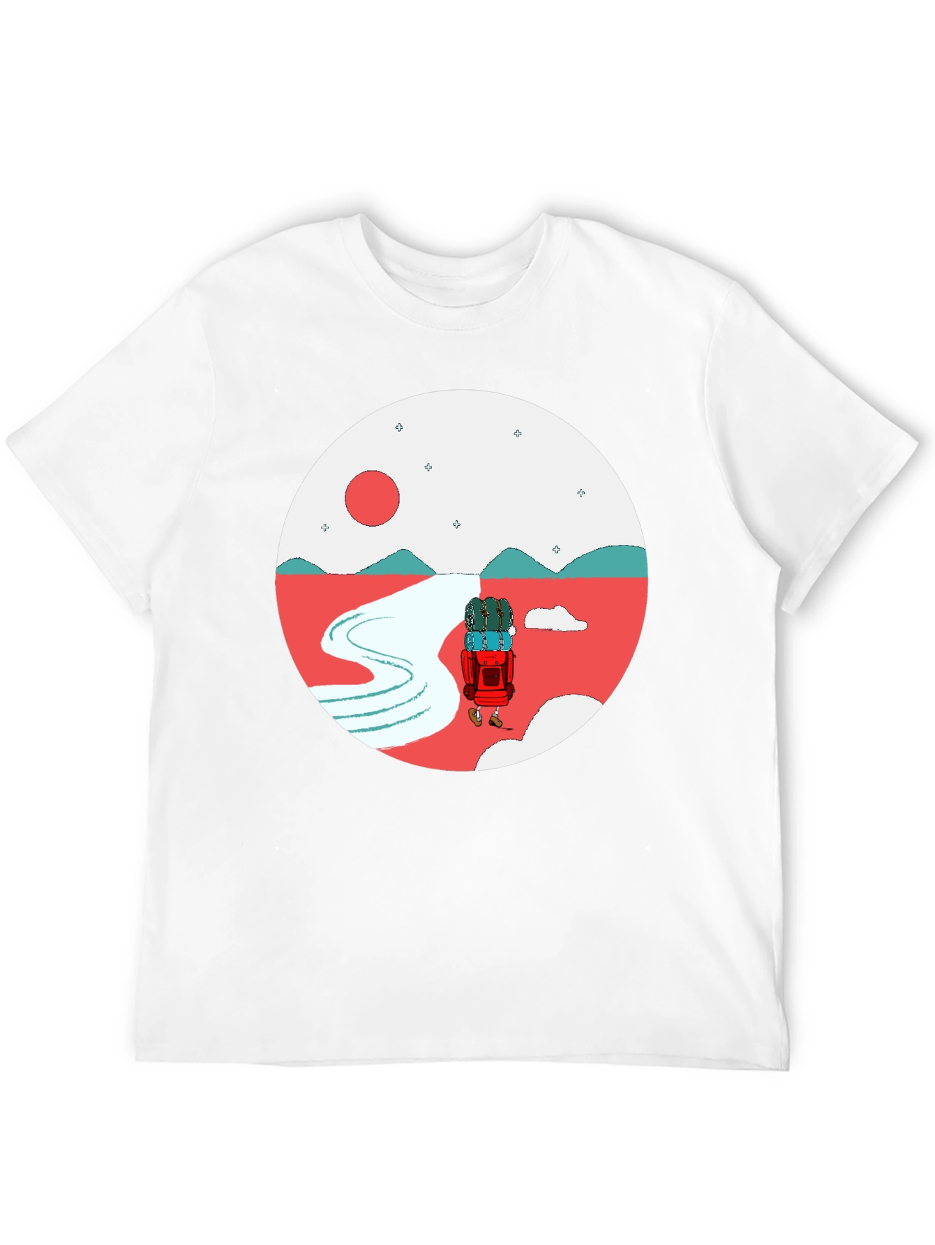 Adventure Graphic Tee - Round Design