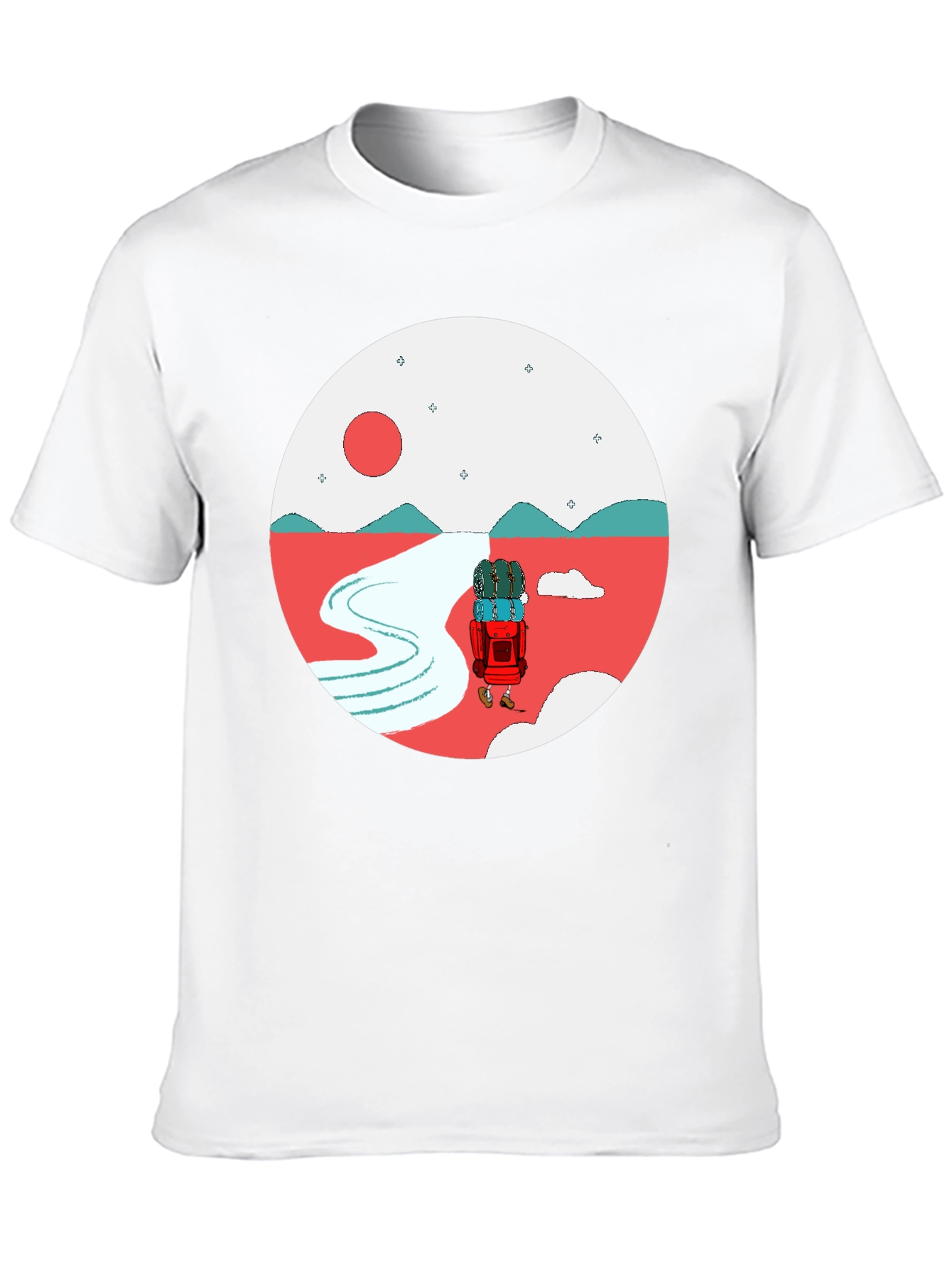 Adventure Graphic Tee - Round Design