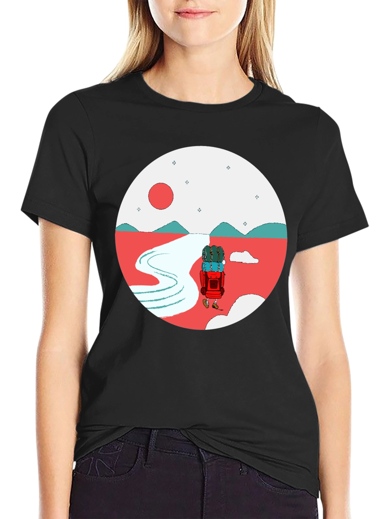 Adventure Graphic Tee - Round Design