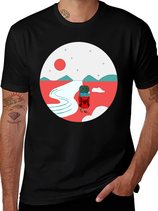 Adventure Graphic Tee - Round Design