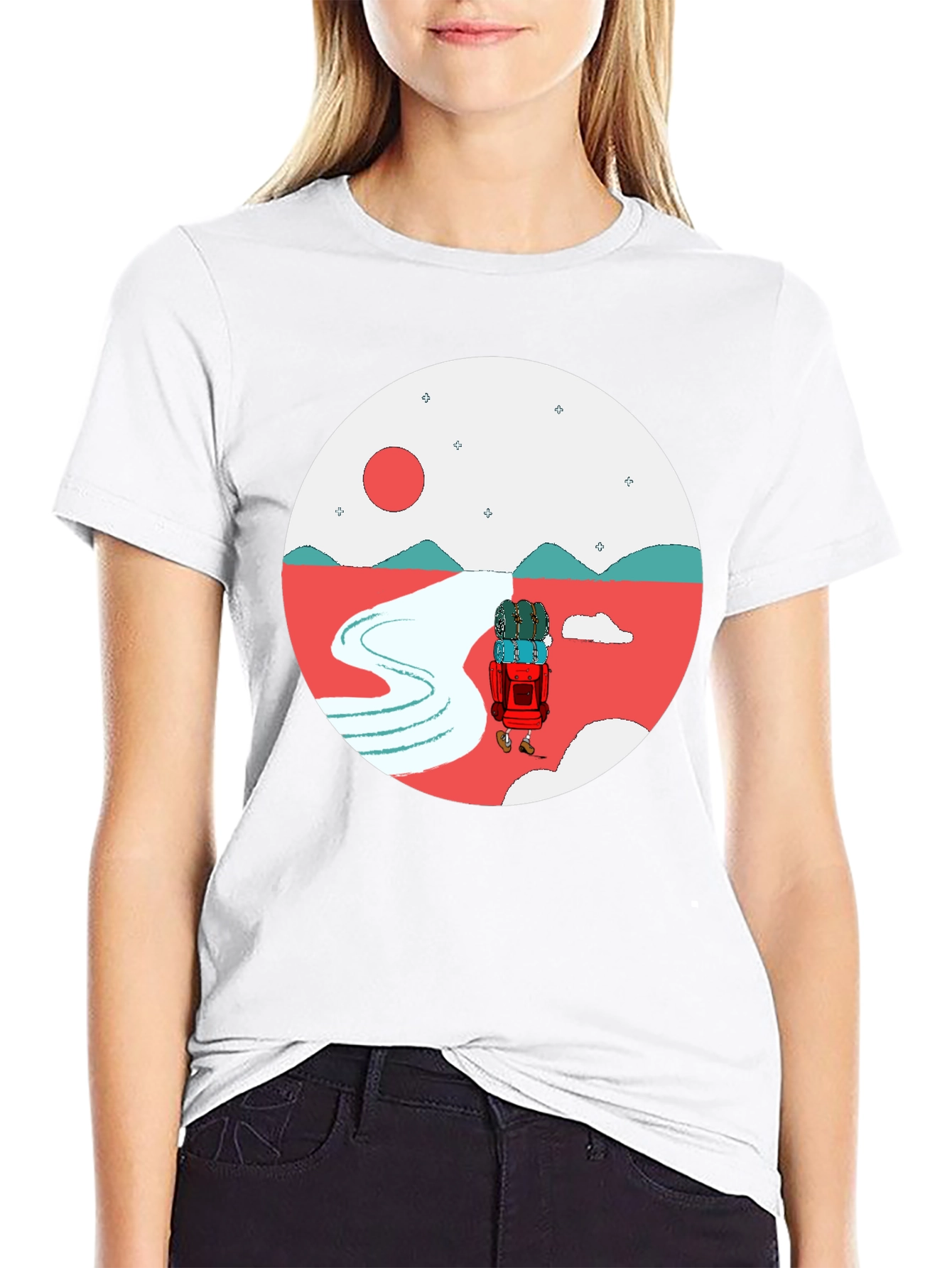 Adventure Graphic Tee - Round Design