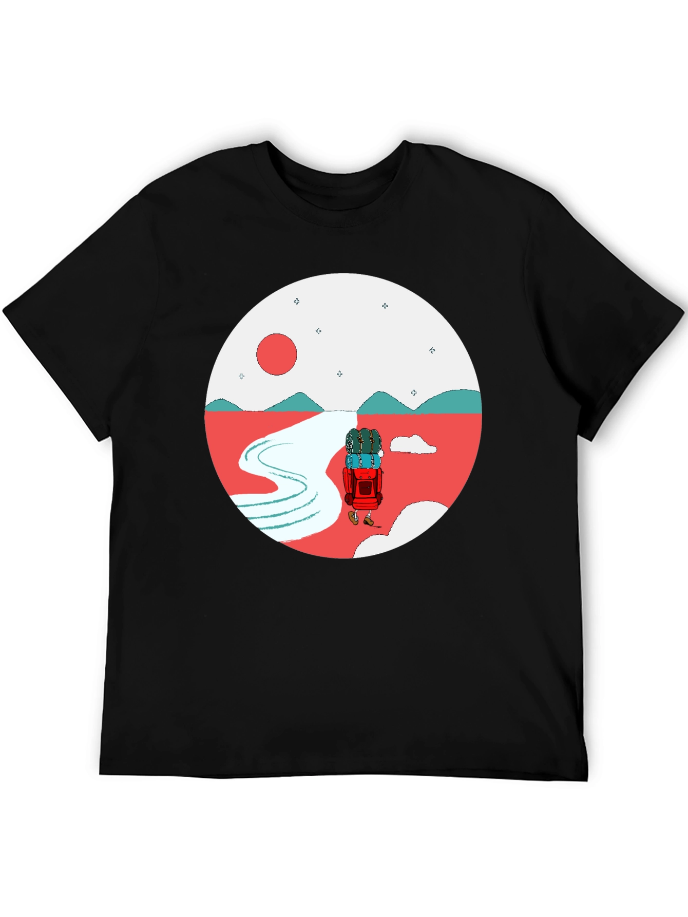 Adventure Graphic Tee - Round Design