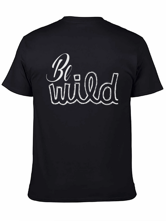 Be Wild Graphic T-Shirt - Black