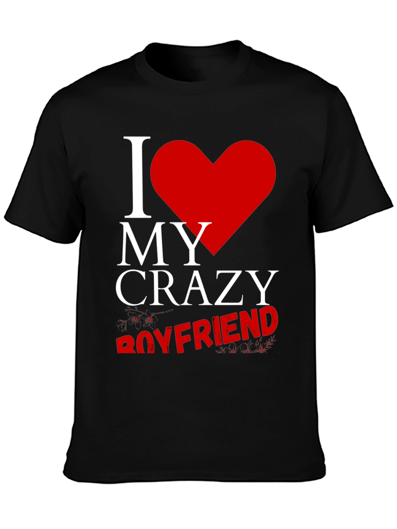 I Heart My Crazy Boyfriend Graphic Tee