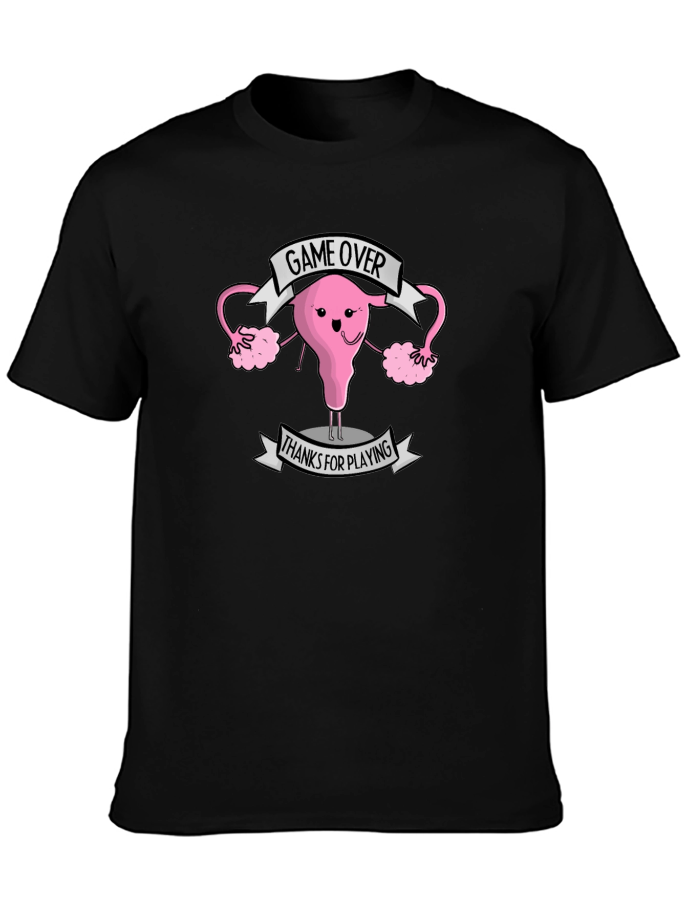 Game Over Uterus Graphic T-Shirt
