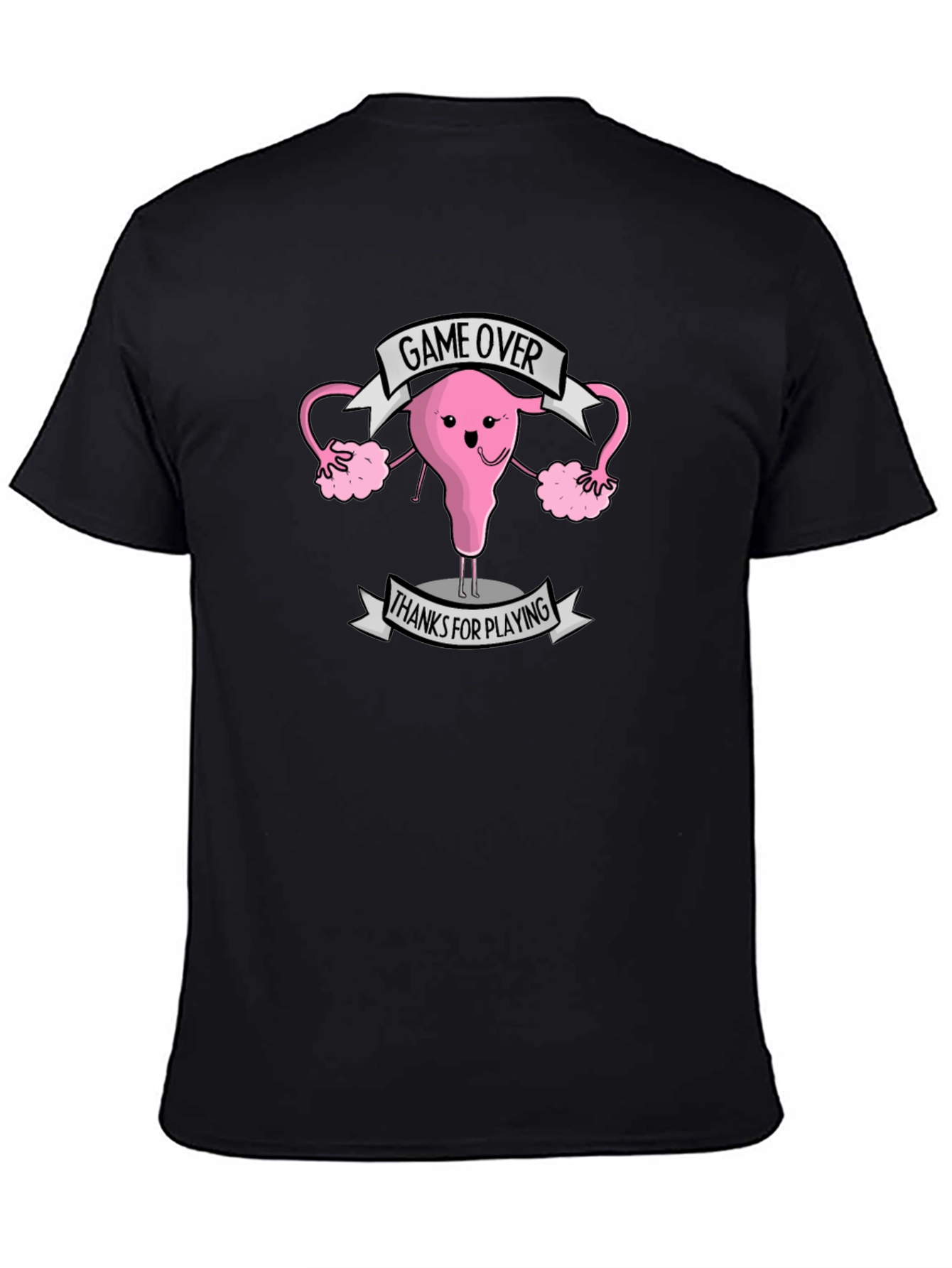 Game Over Uterus Graphic T-Shirt