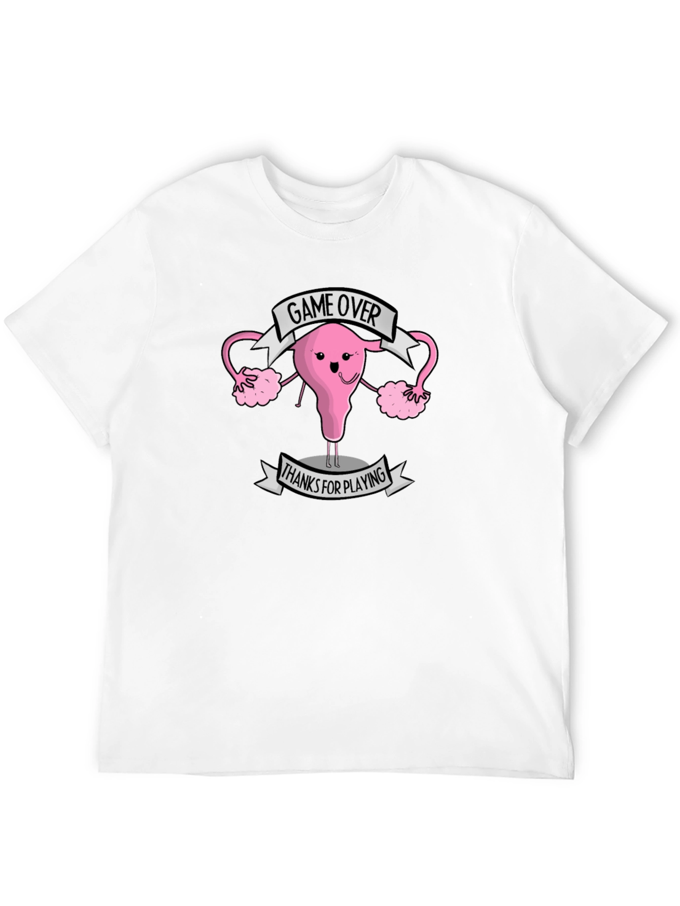 Game Over Uterus Graphic T-Shirt