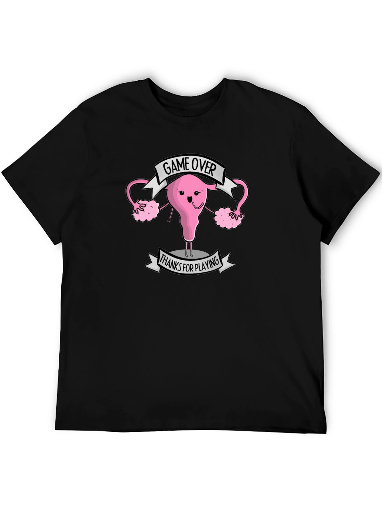 Game Over Uterus Graphic T-Shirt