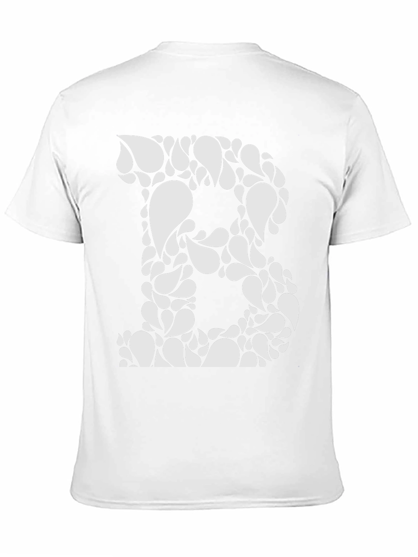Initial B Paisley Black T-Shirt