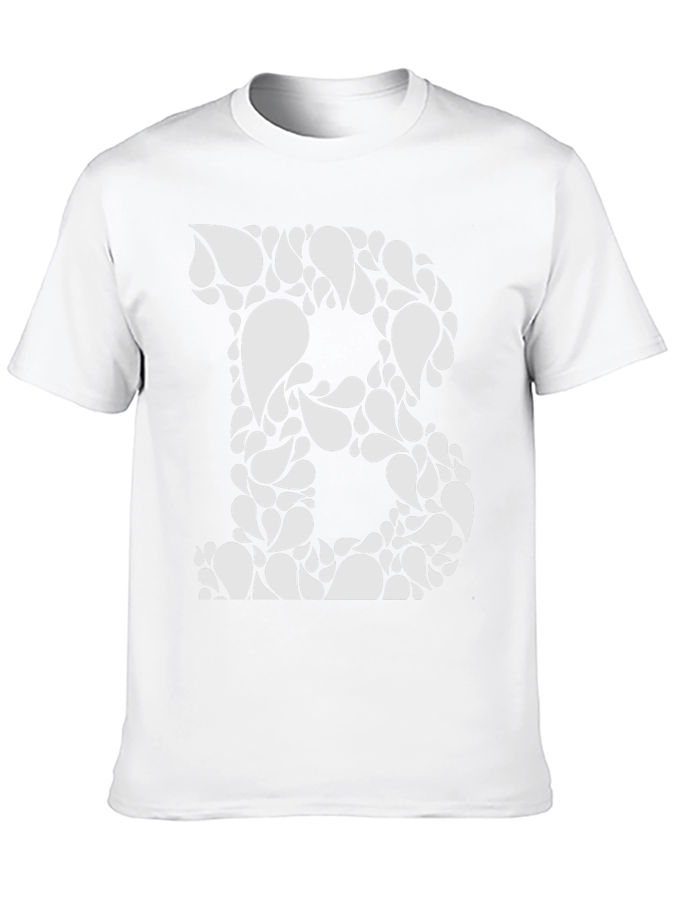 Initial B Paisley Black T-Shirt