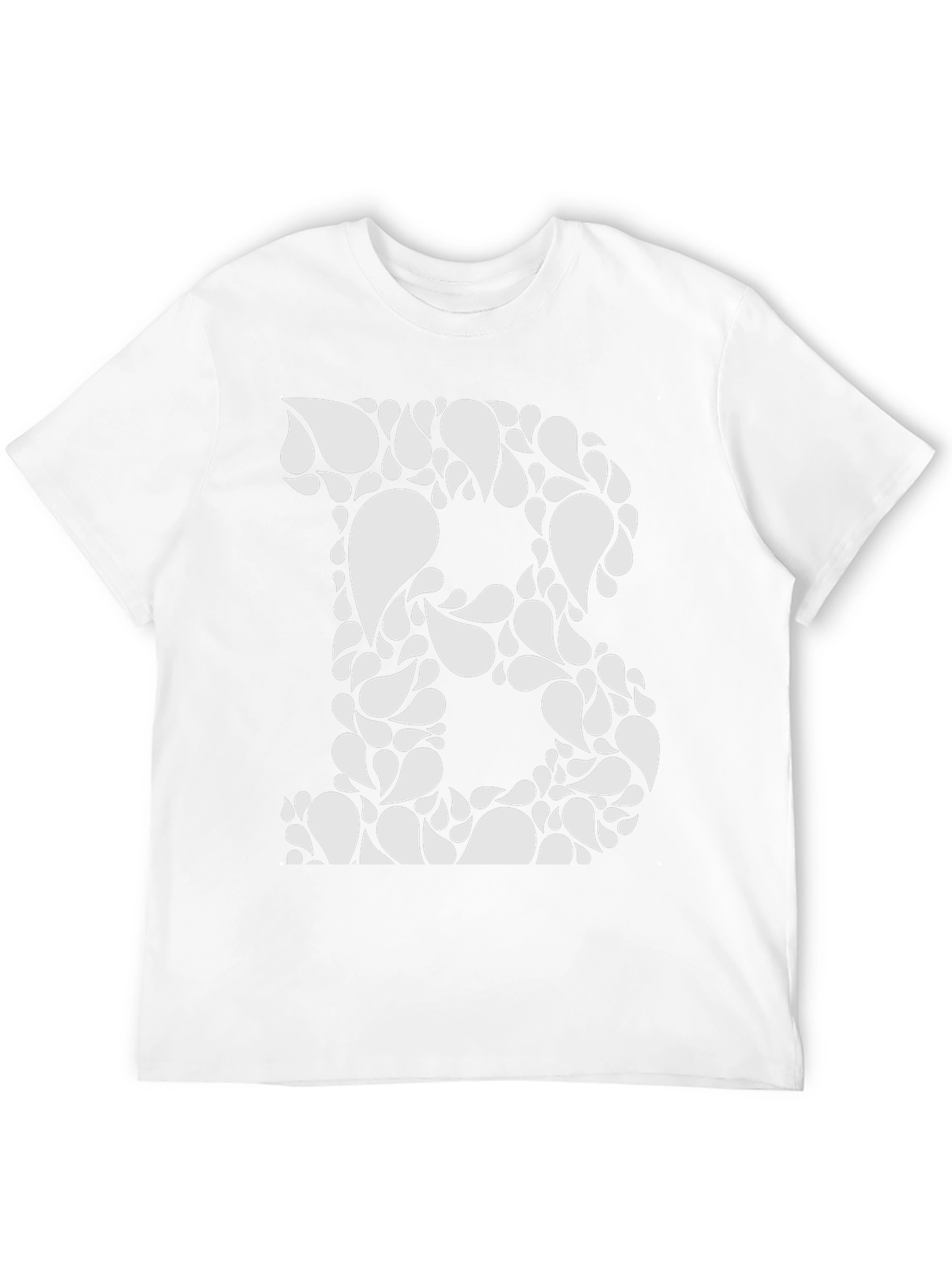 Initial B Paisley Black T-Shirt