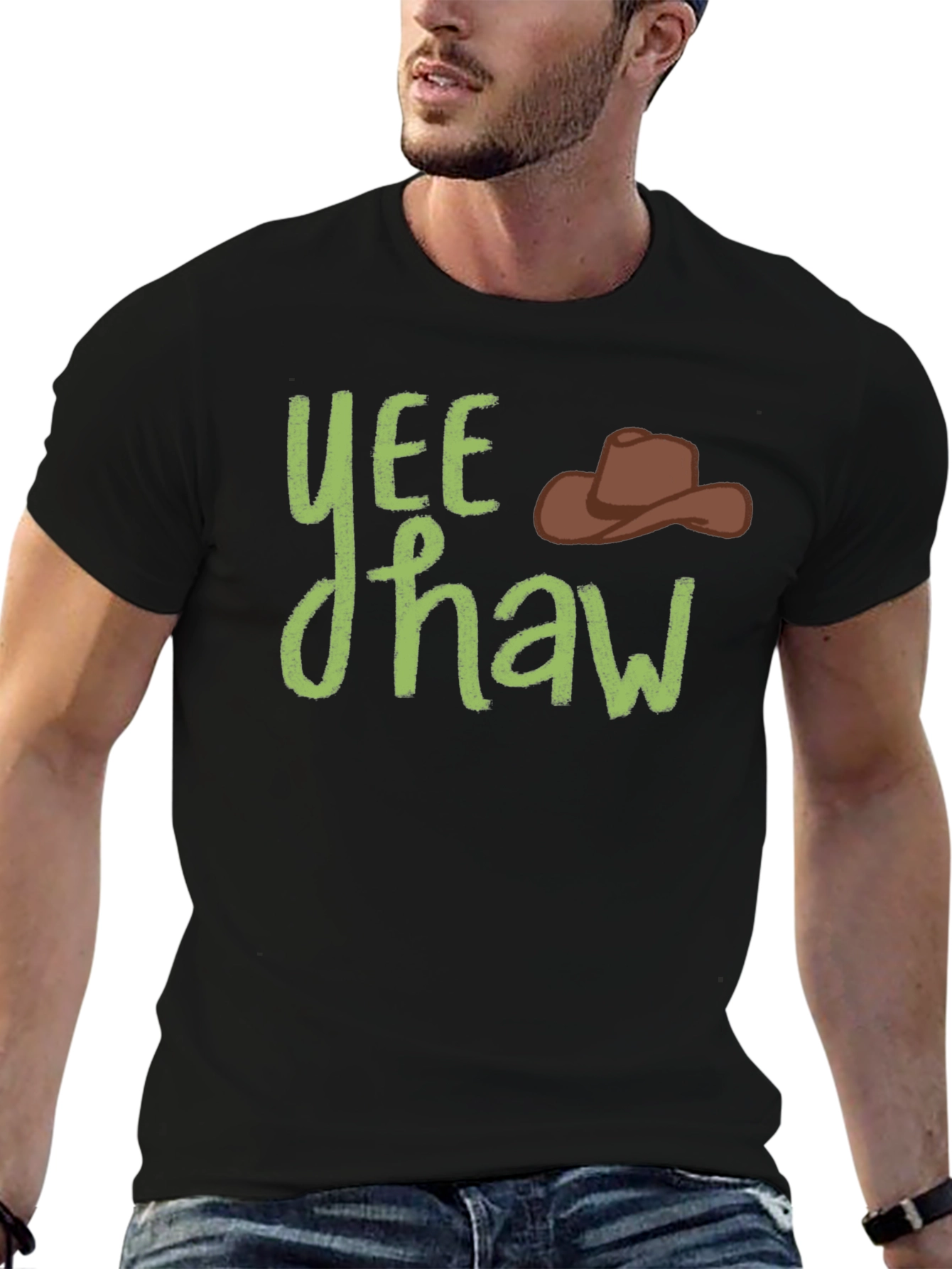 Yee Haw Cowboy T-Shirt - Western Style