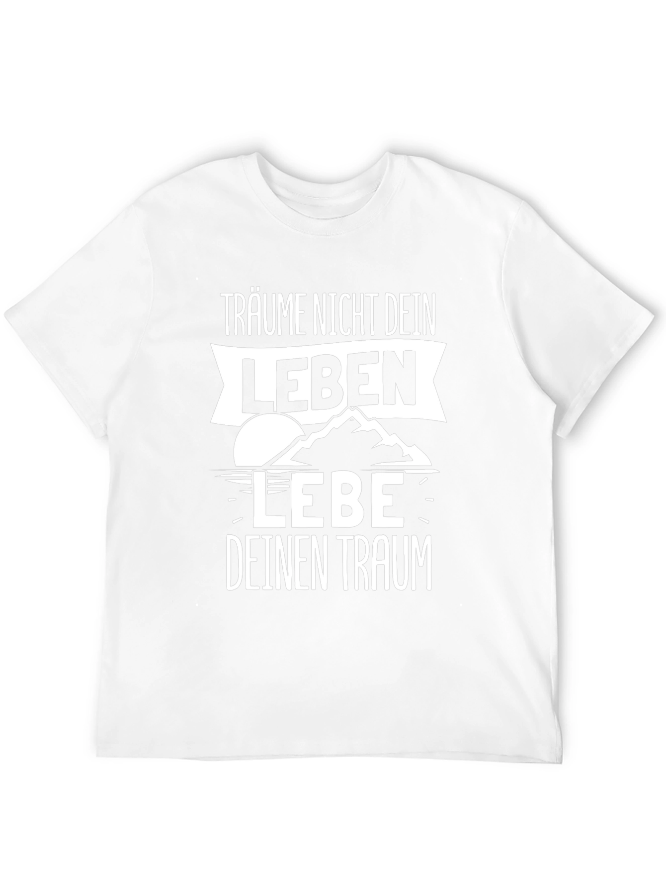 Live Your Dream T-Shirt - Black Cotton Graphic Tee