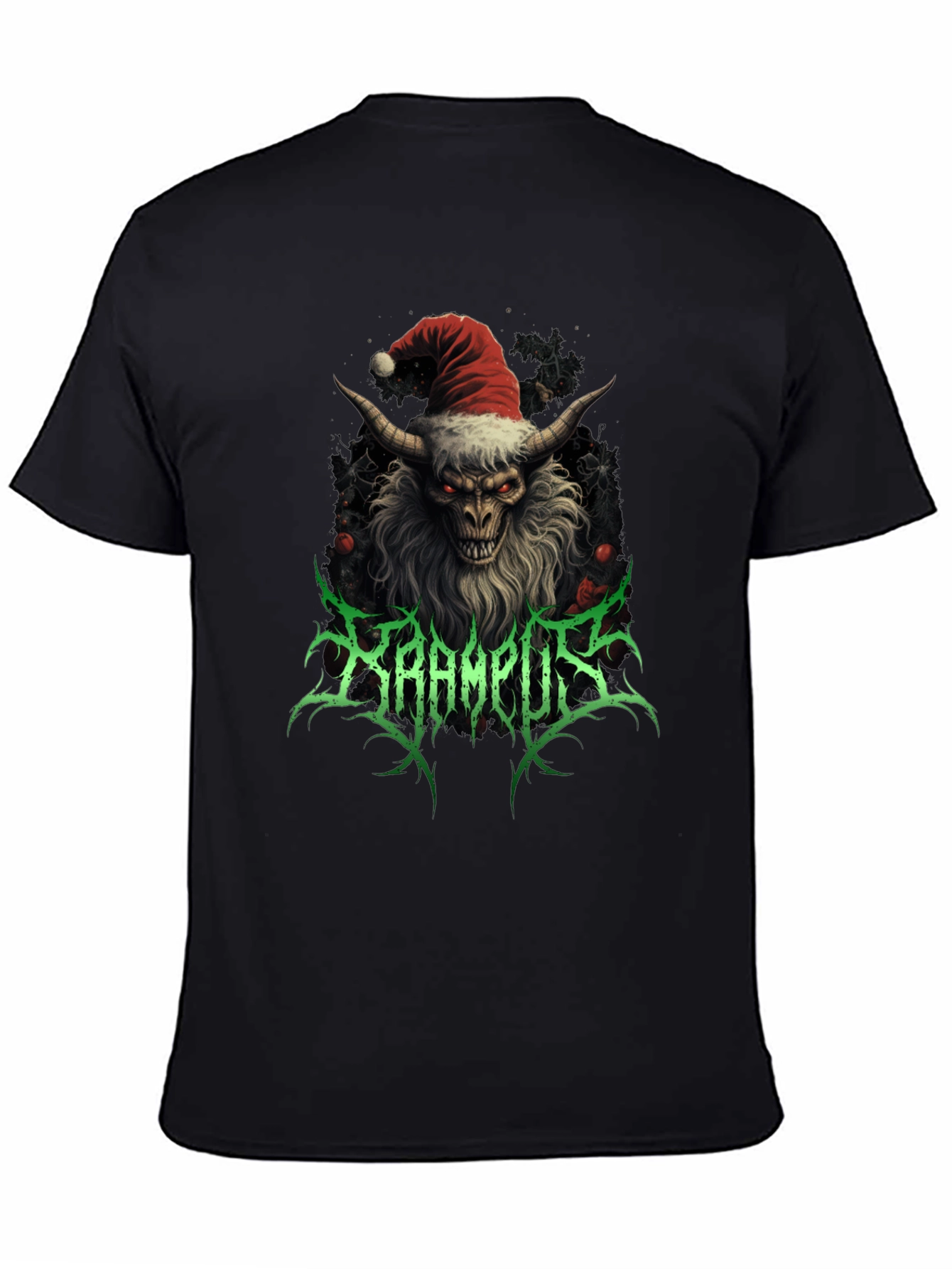 Krampus Santa Graphic T-Shirt