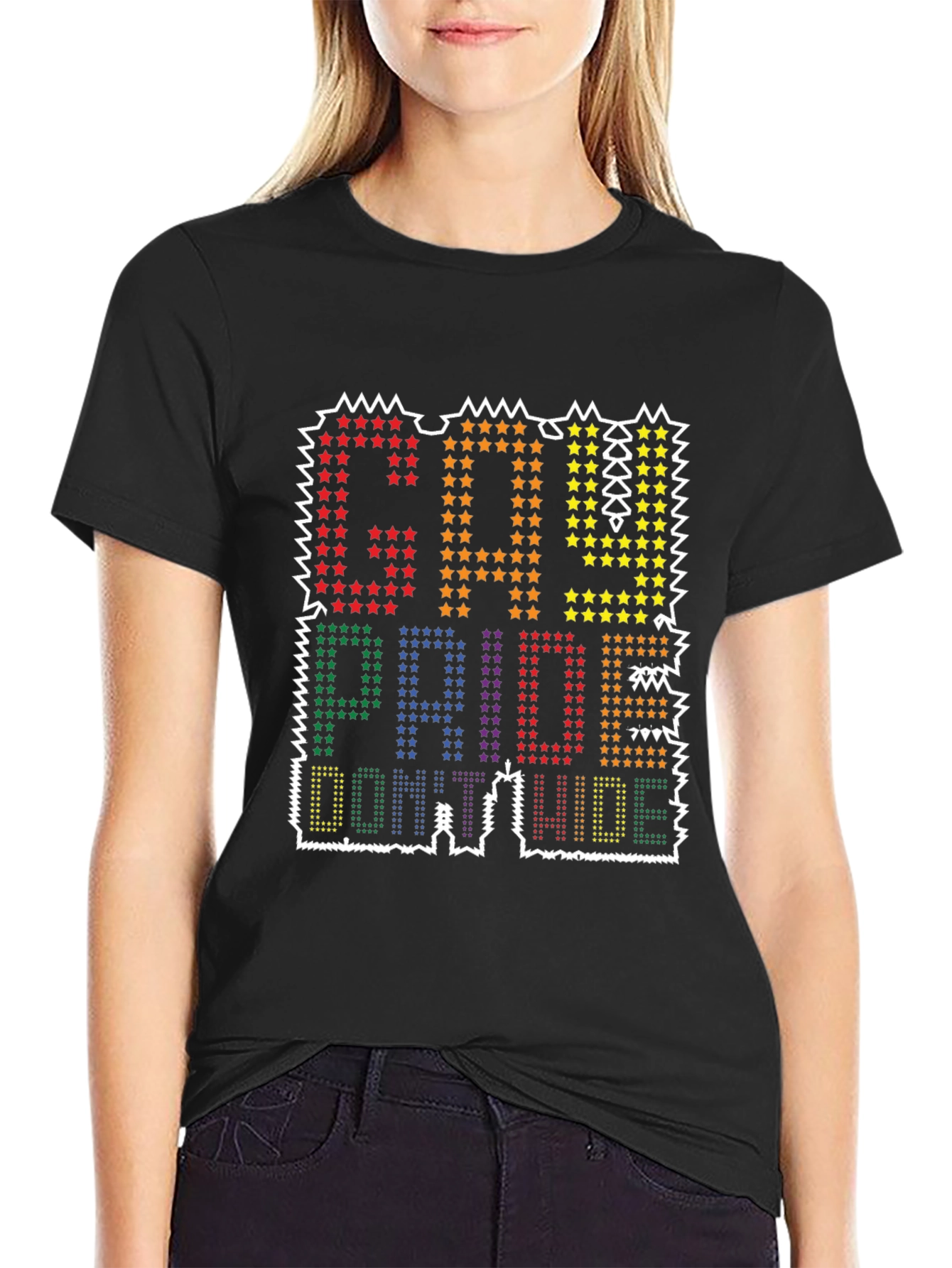 Gay Pride T-Shirt - Dont Hide Show Pride