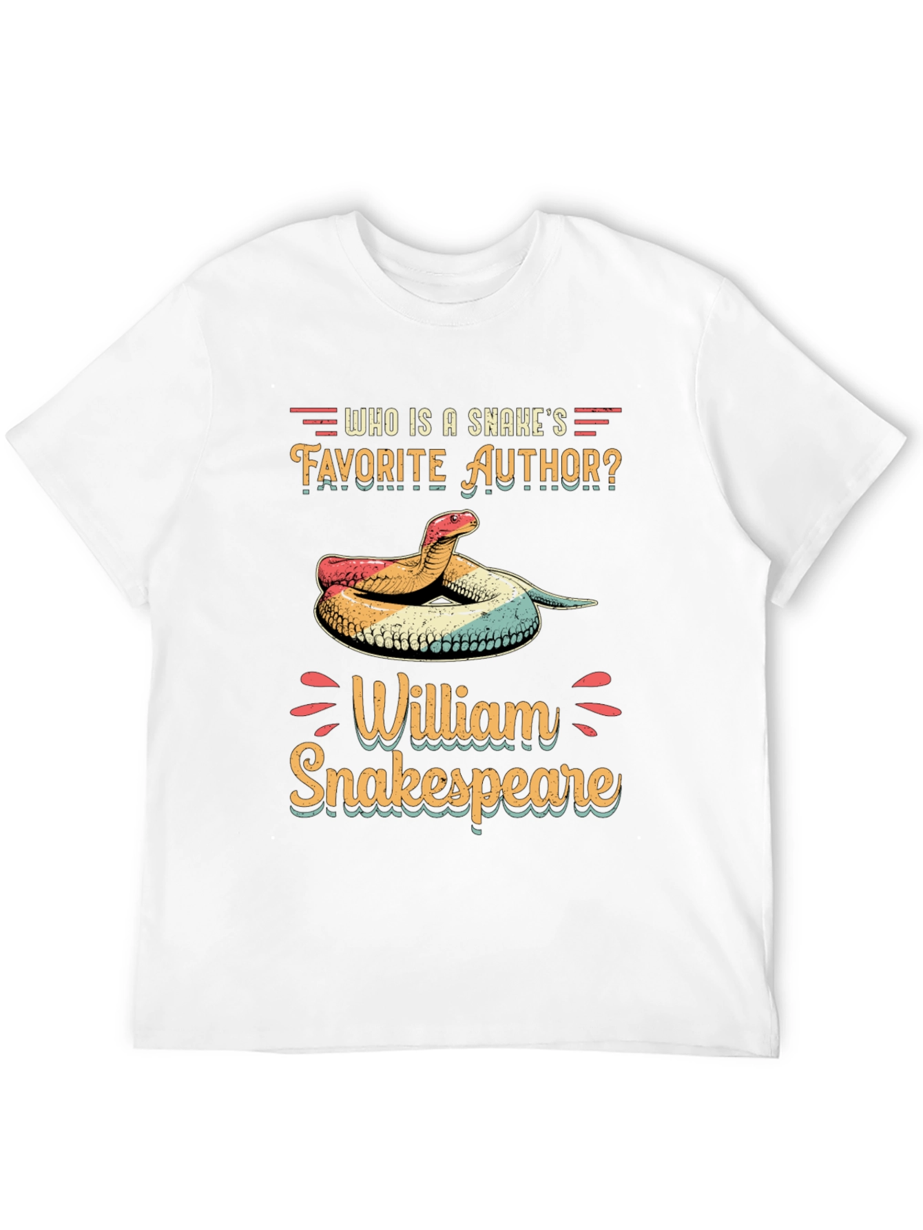 Snake Author Humor T-Shirt