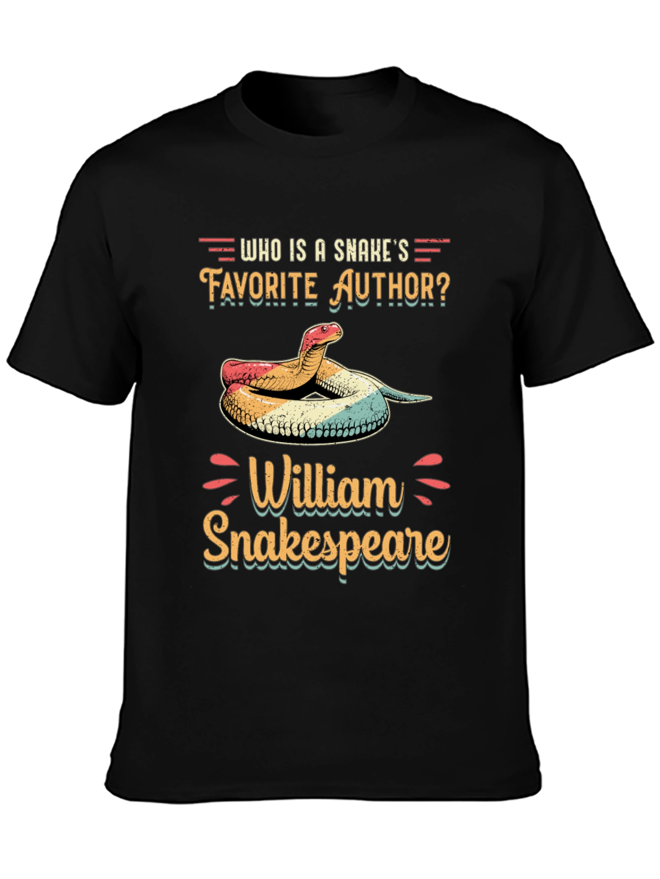 Snake Author Humor T-Shirt