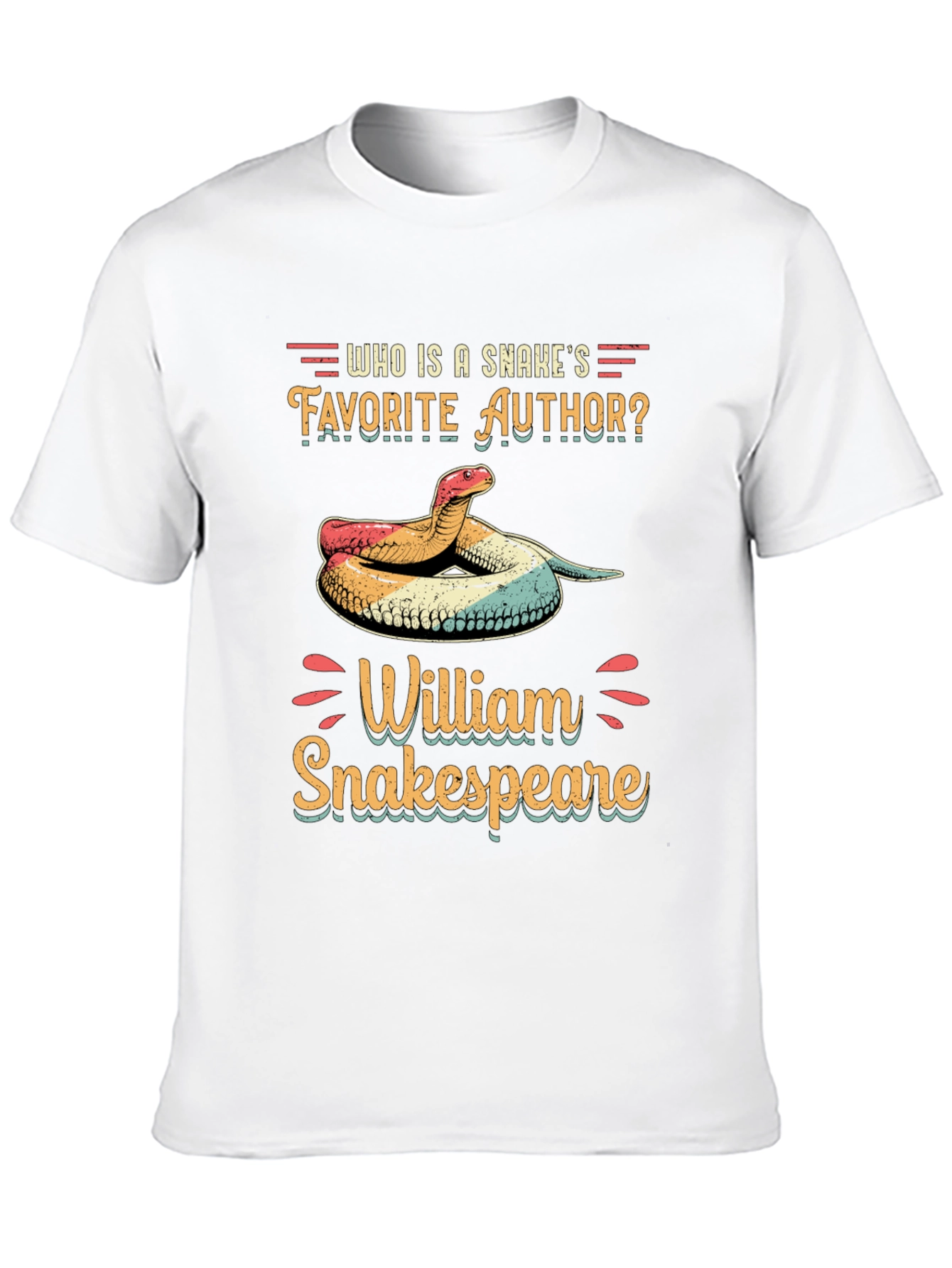 Snake Author Humor T-Shirt