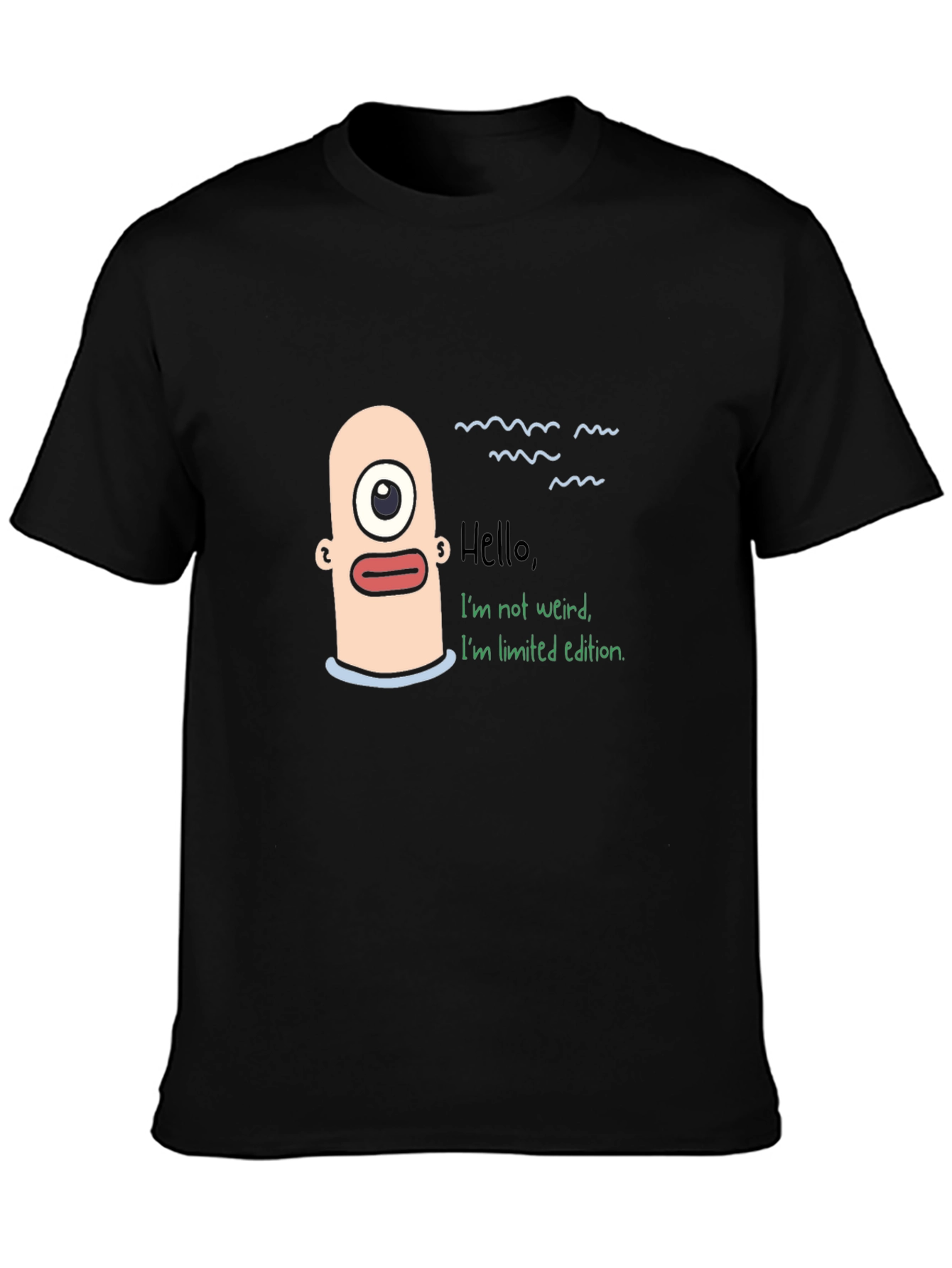 Unique Graphic Tee - Hello Im Limited Edition