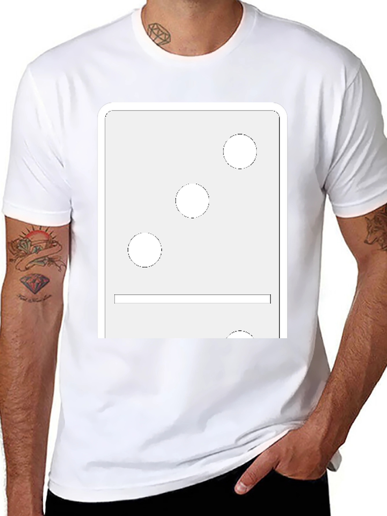 Domino Style Graphic Tee