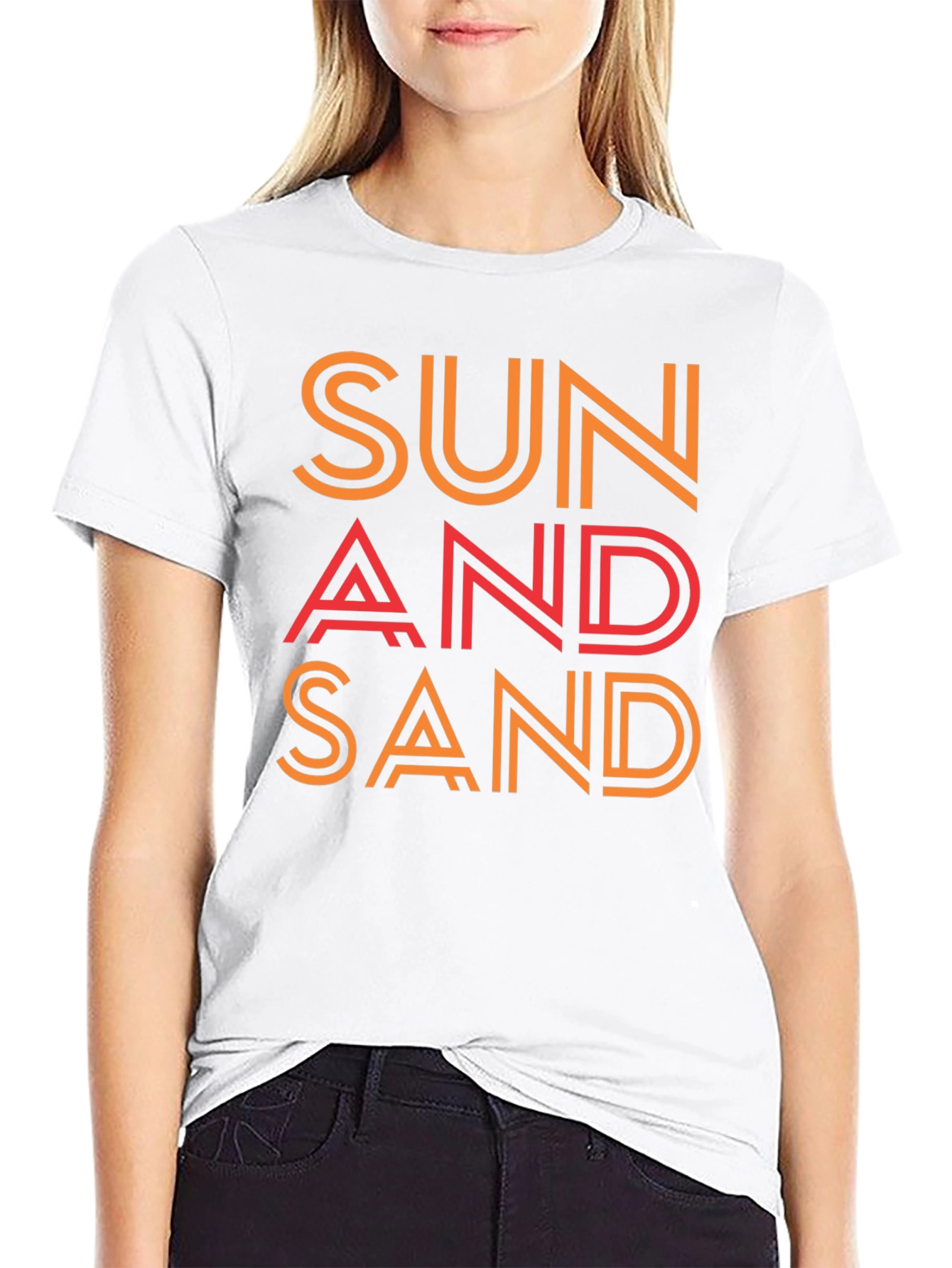 Sun & Sand Graphic Tee - Stylish Summer T-Shirt