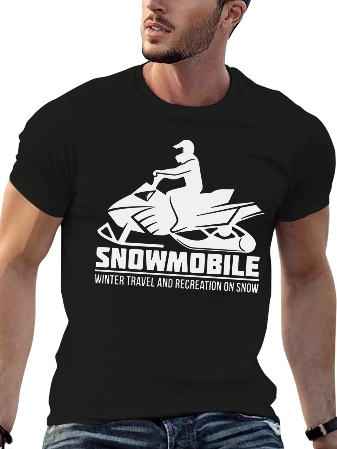 Snowmobile Winter Travel T-Shirt