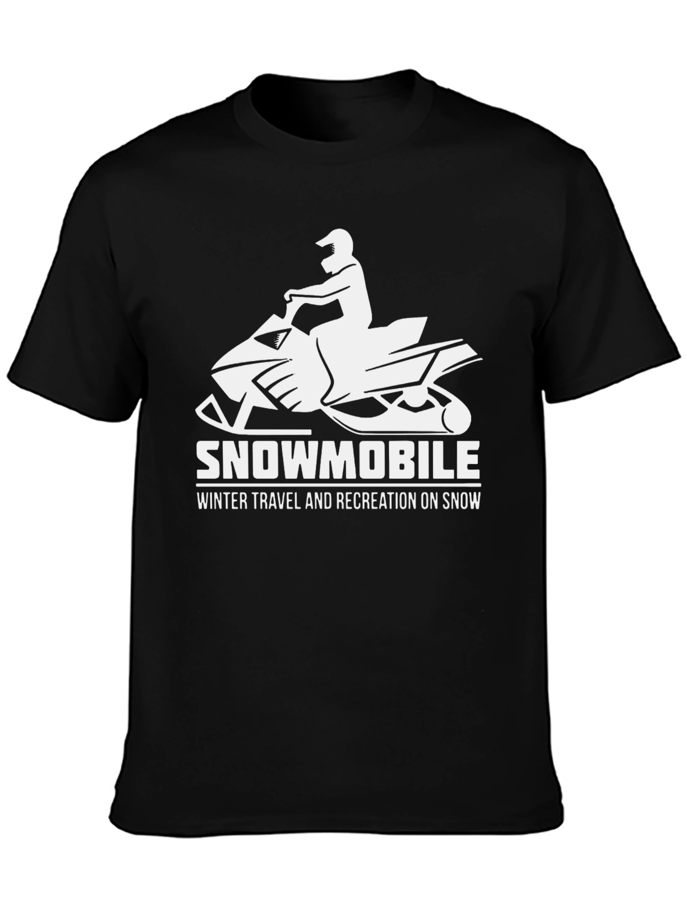 Snowmobile Winter Travel T-Shirt